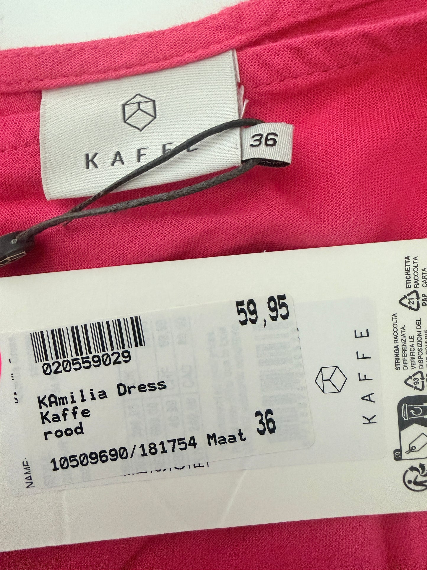 Kaffe jurk NIEUW (meerdere maten)