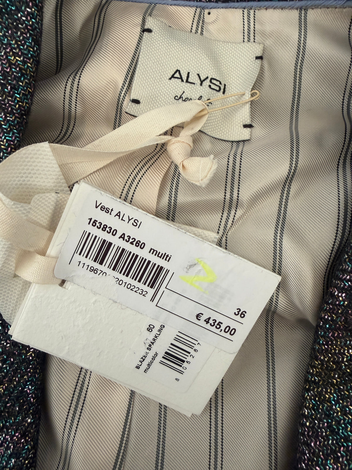 Alysi blazer NIEUW (meerdere maten)