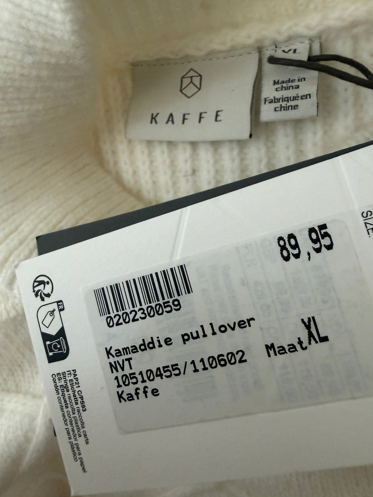 Kaffe trui NIEUW XL
