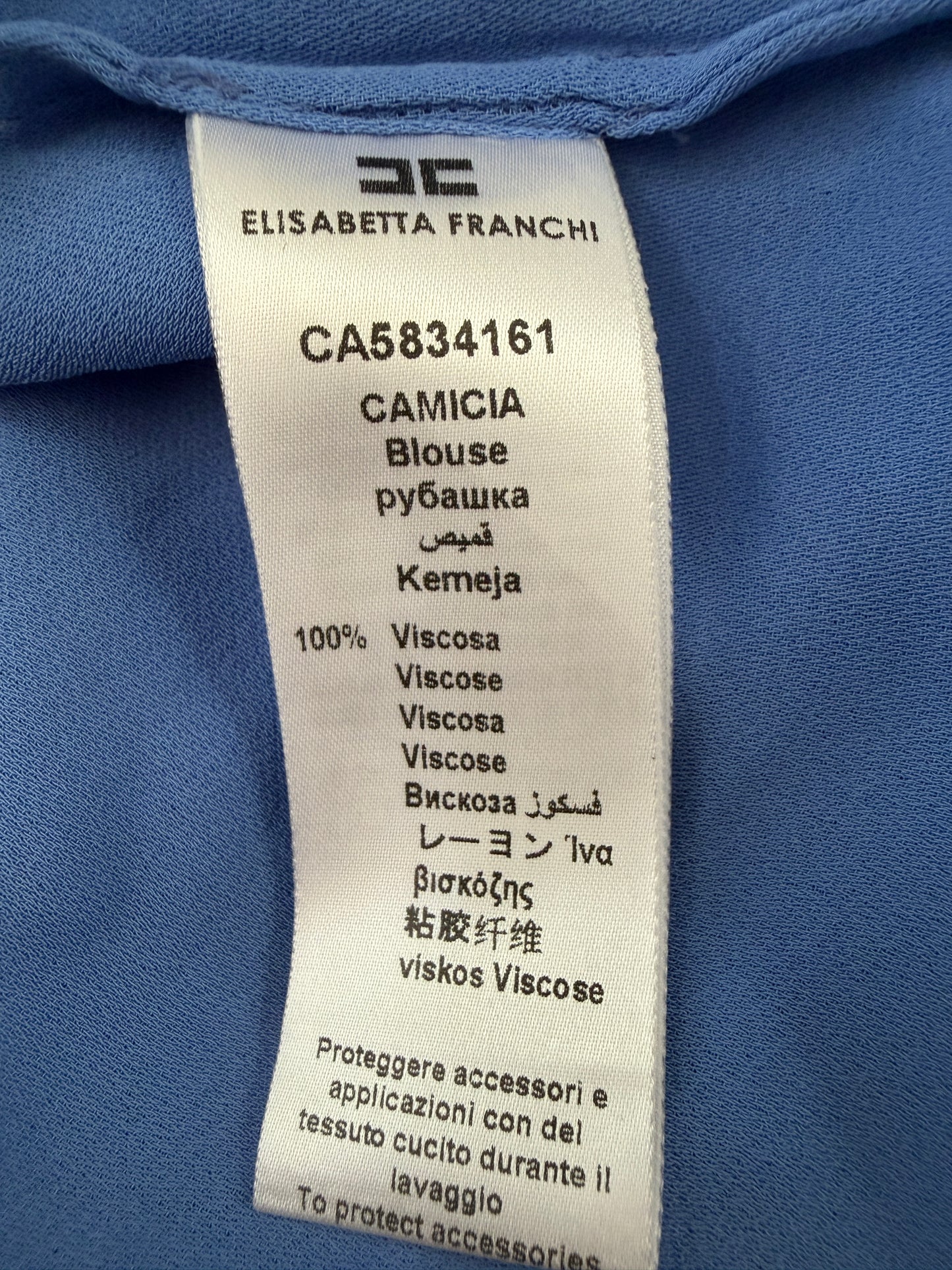 Elisabetti Franchi shirt lange mouw L