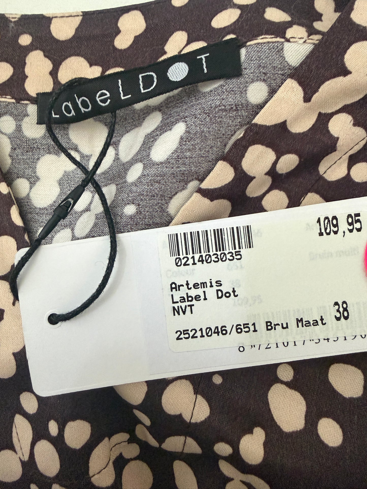 Label Dot shirt lange mouw NIEUW (meerdere maten)