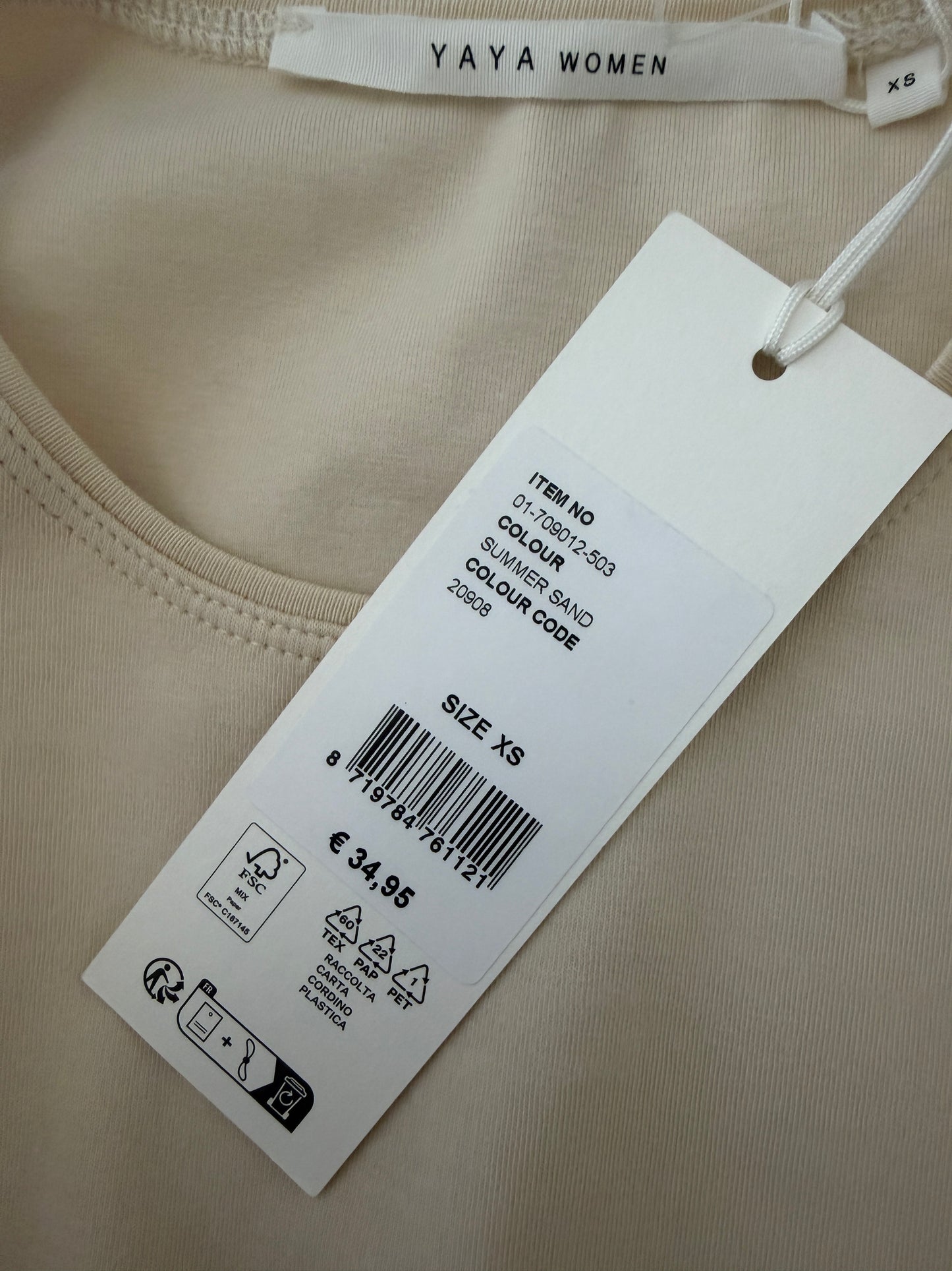 Yaya top NIEUW XS