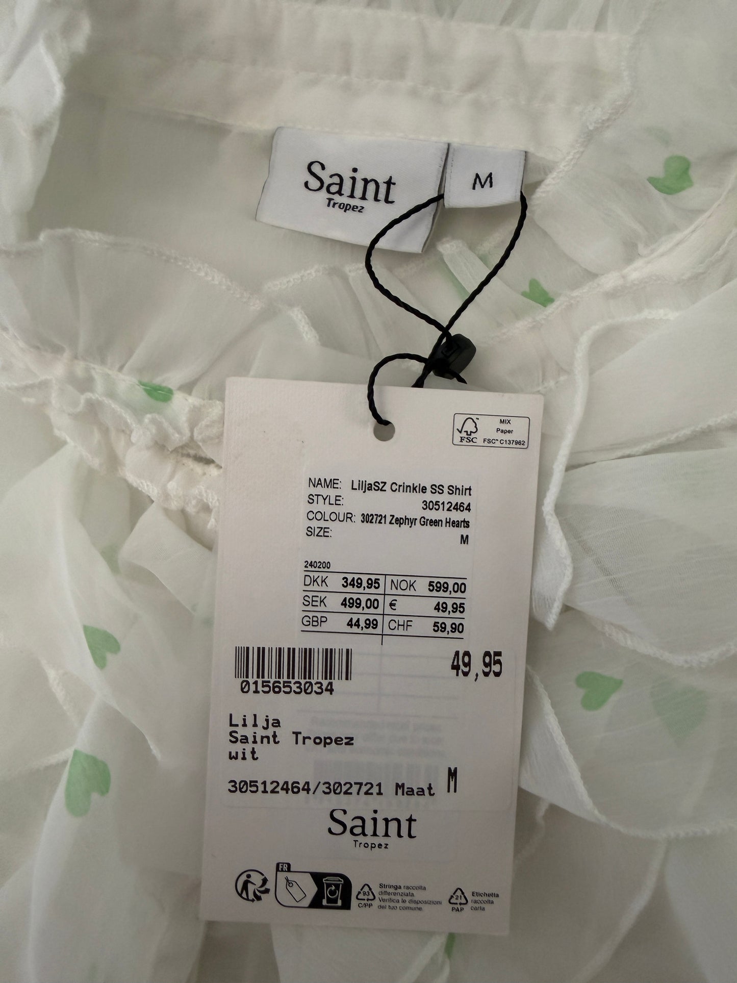 Saint Tropez blouse NIEUW M