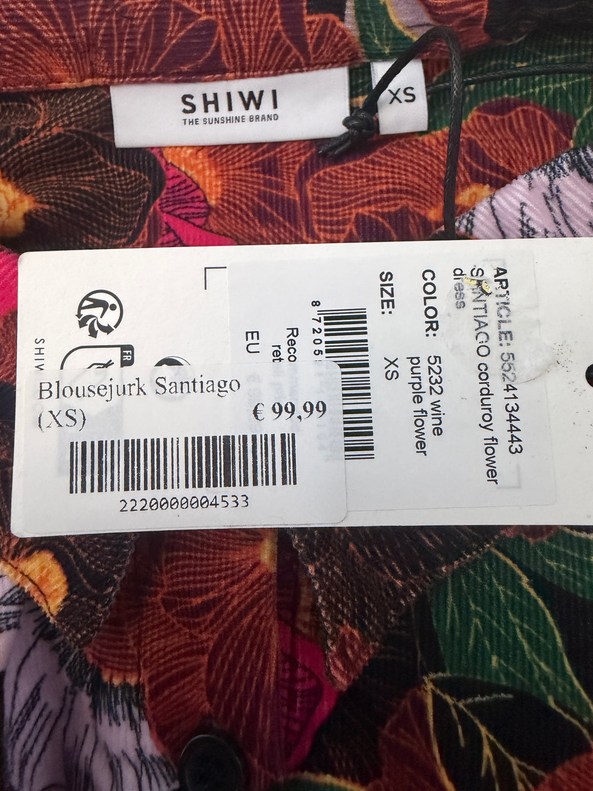 Shiwi jurk NIEUW XS