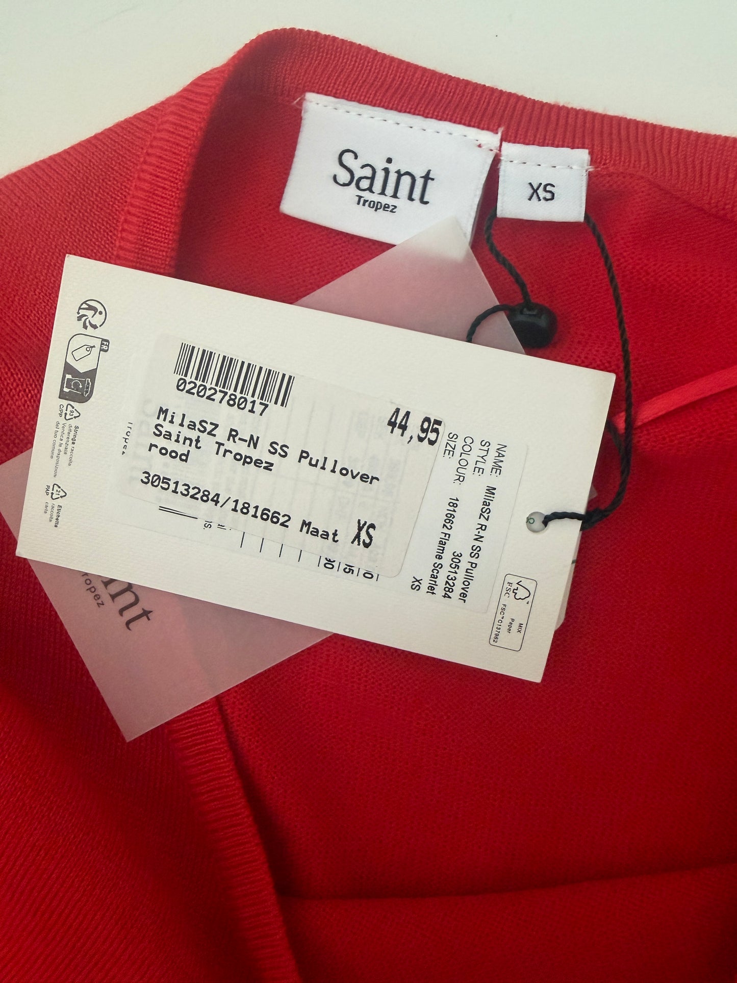 Saint Tropez shirt NIEUW XS
