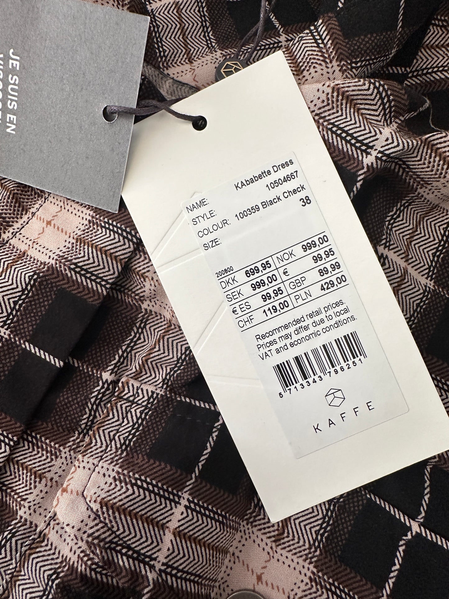 Kaffee Kleid NEU M