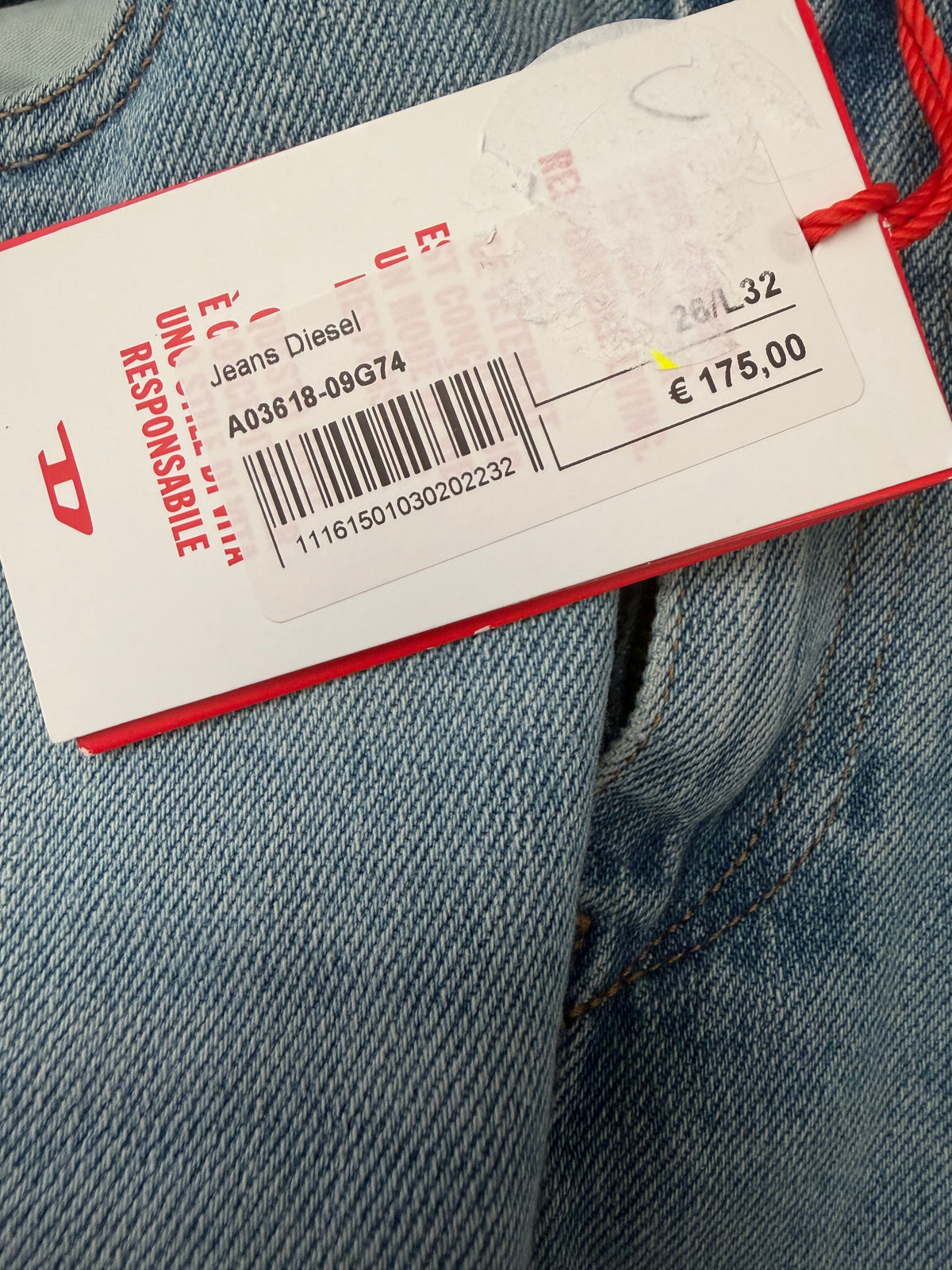 Diesel spijkerbroek NIEUW 26-32