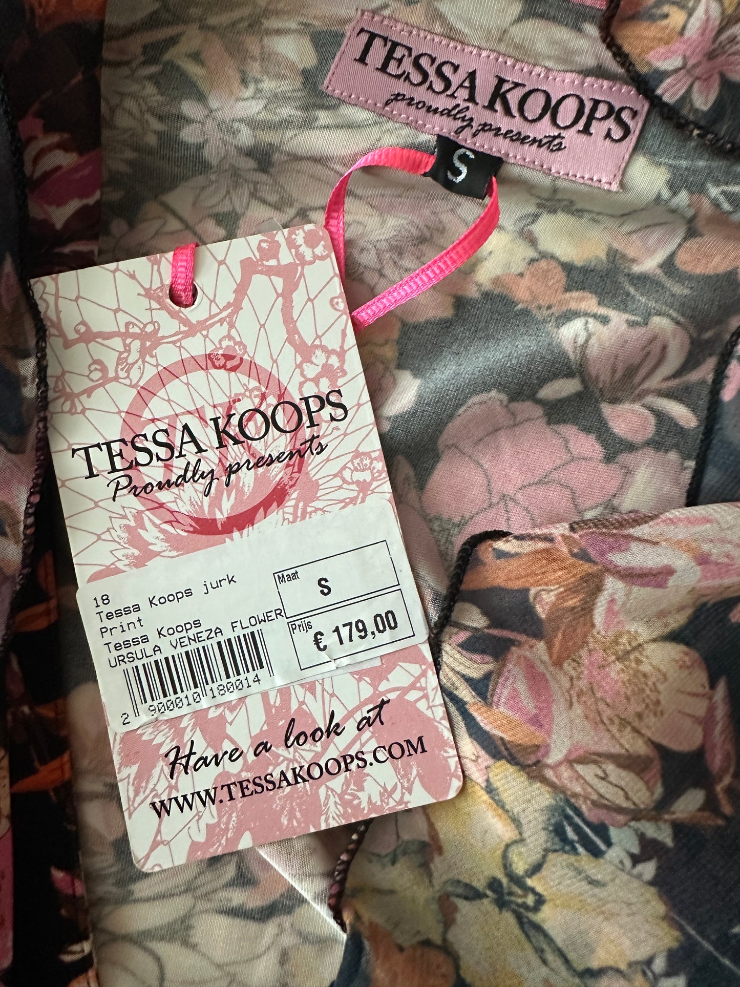 Tessa Koops jurk NIEUW S