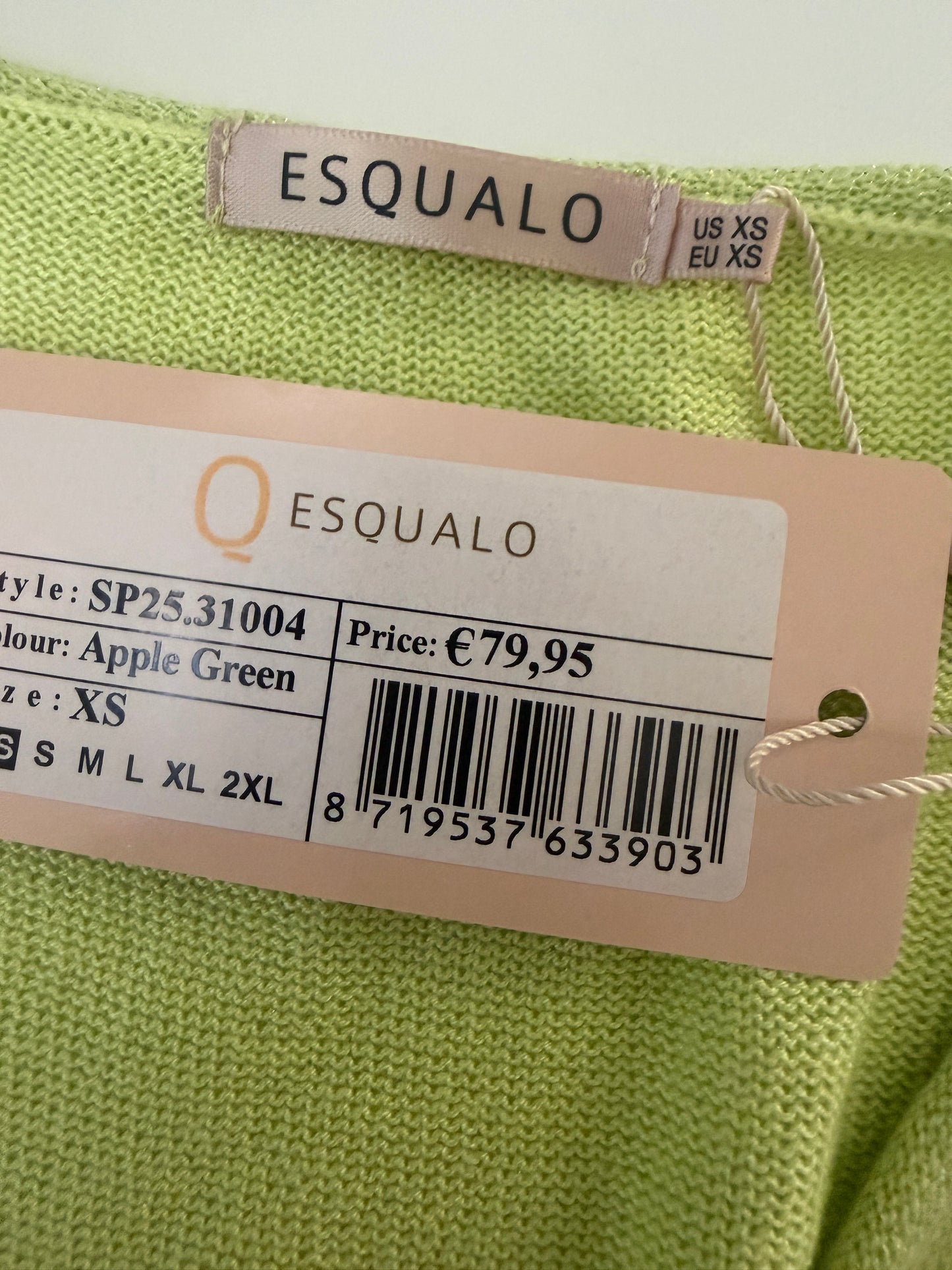 Esqualo shirt NIEUW XS