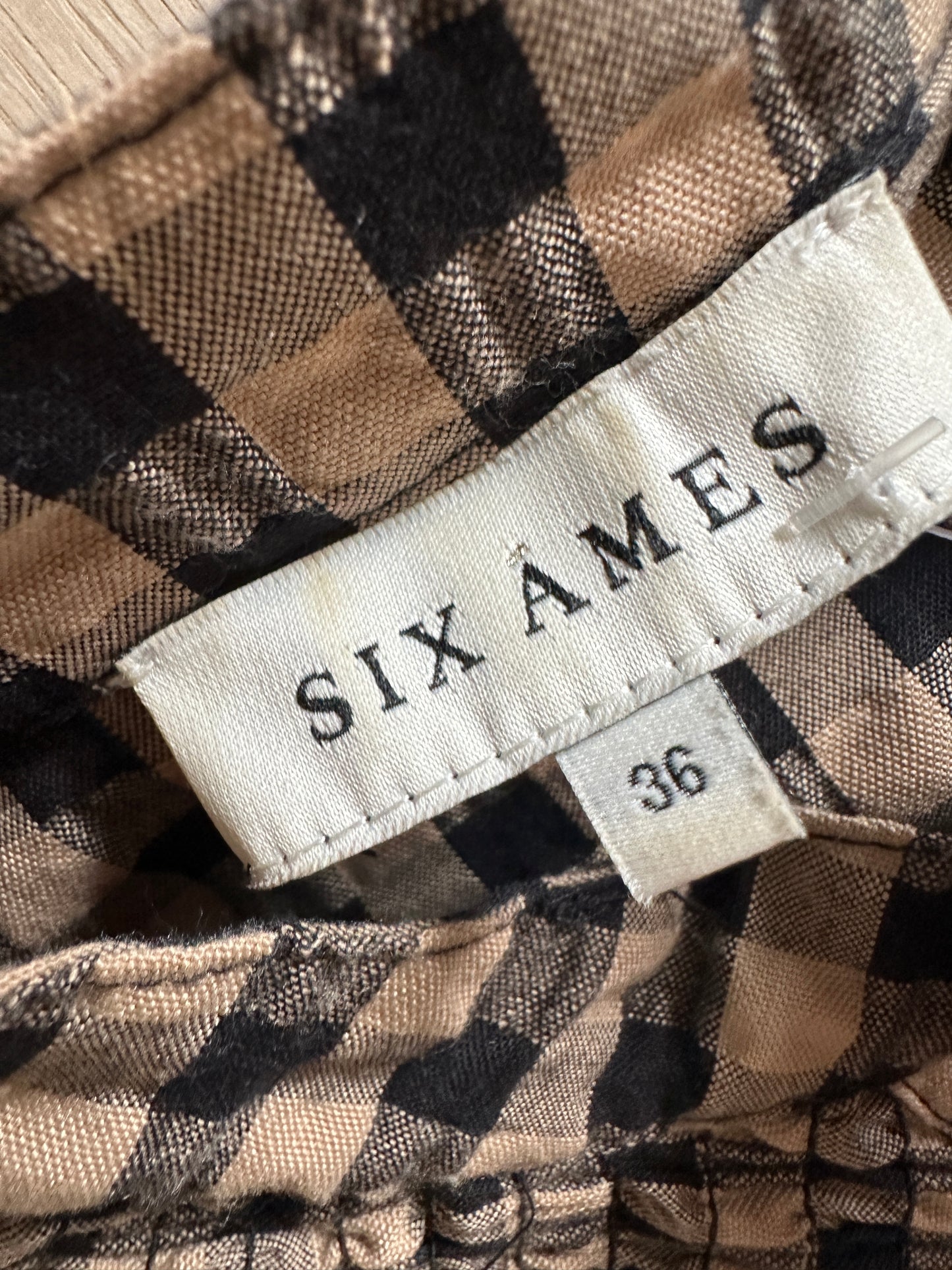 Six Ames shirt long sleeve S