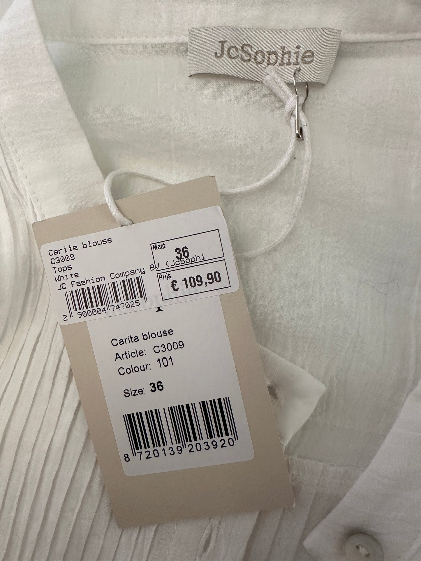 JcSophie blouse NIEUW S