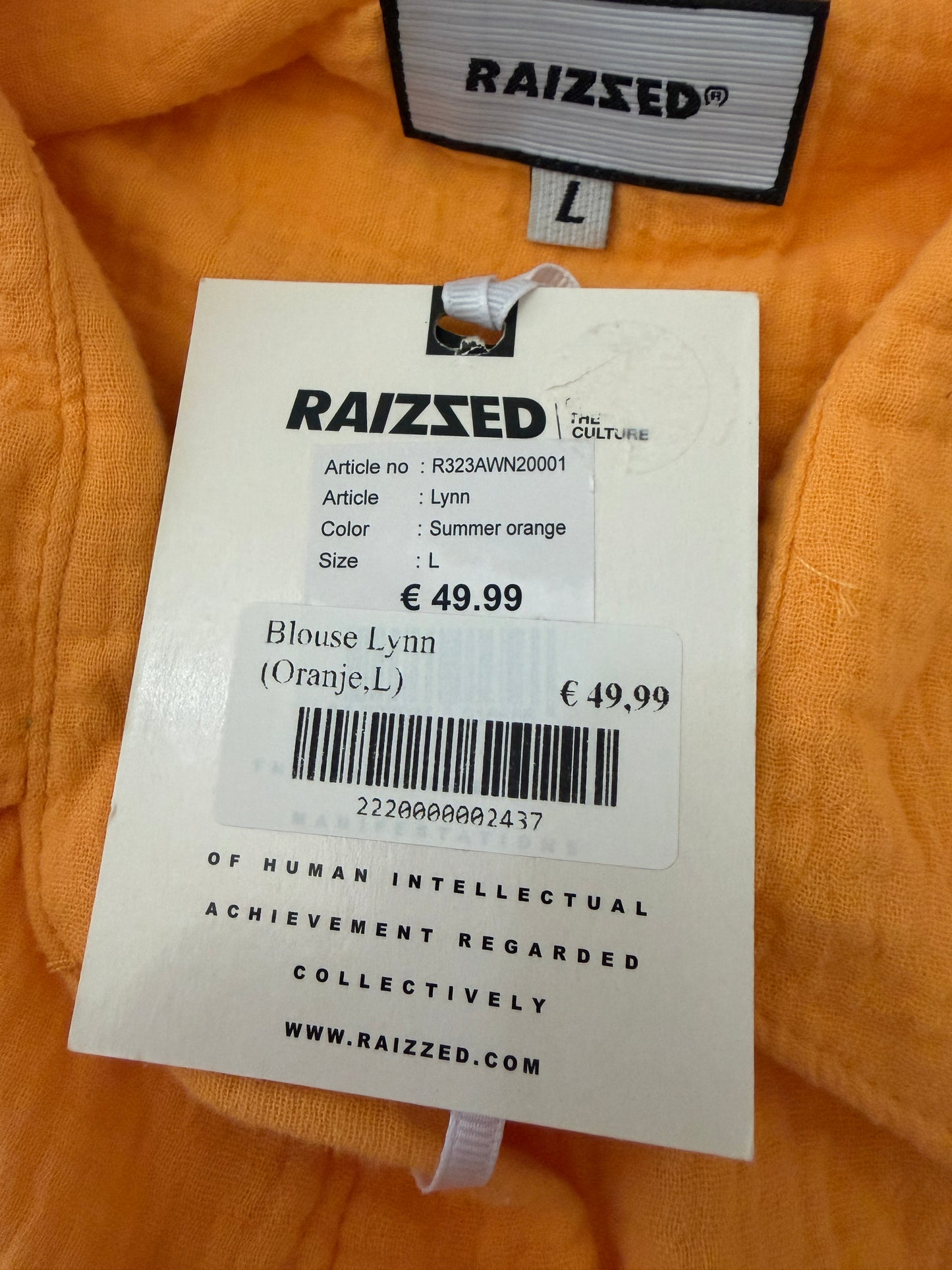 Raizzed blouse NIEUW L