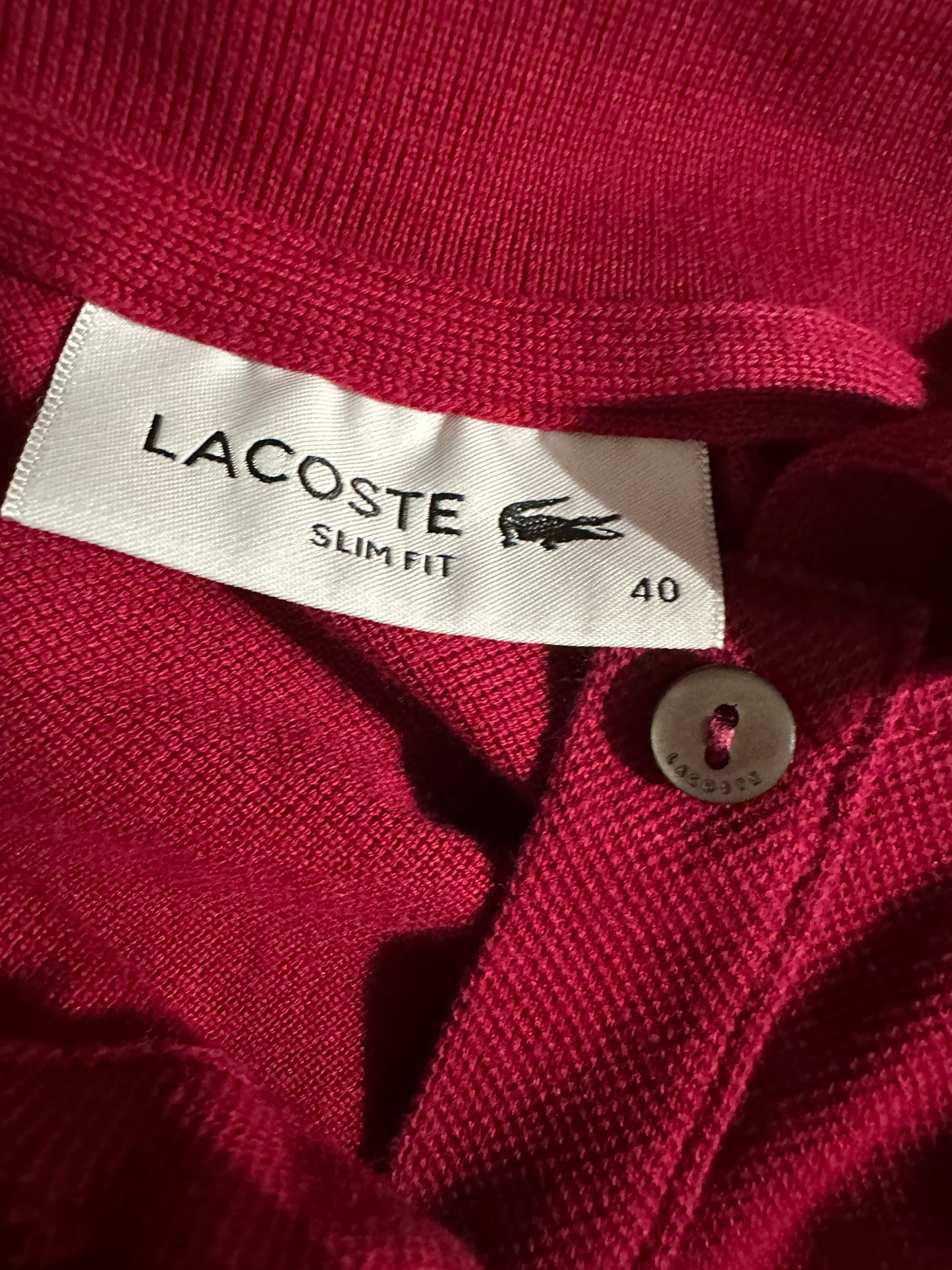 Lacoste shirt long sleeve S