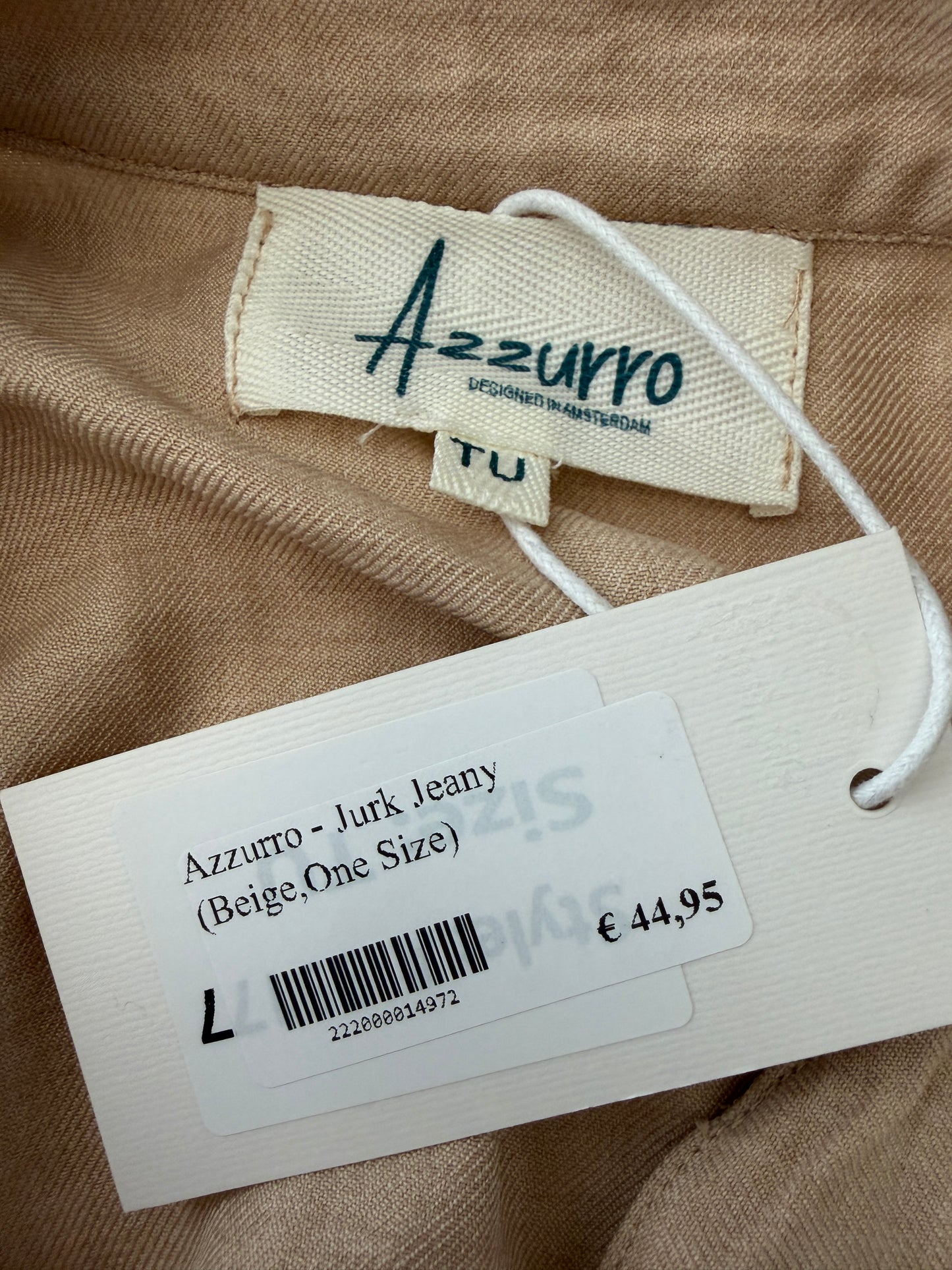 Azzurro jurk NIEUW One Size