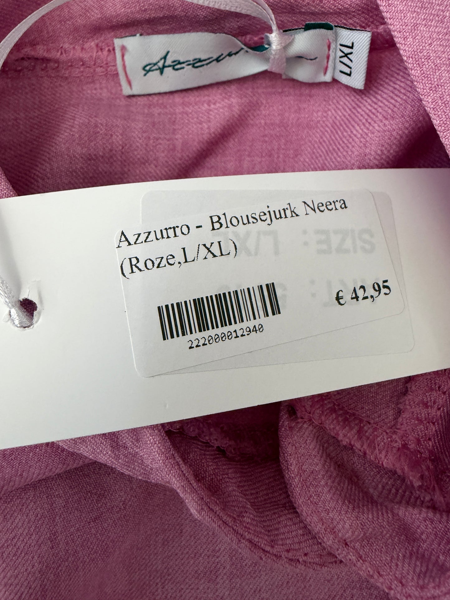 Azzurro jurk NIEUW L/XL