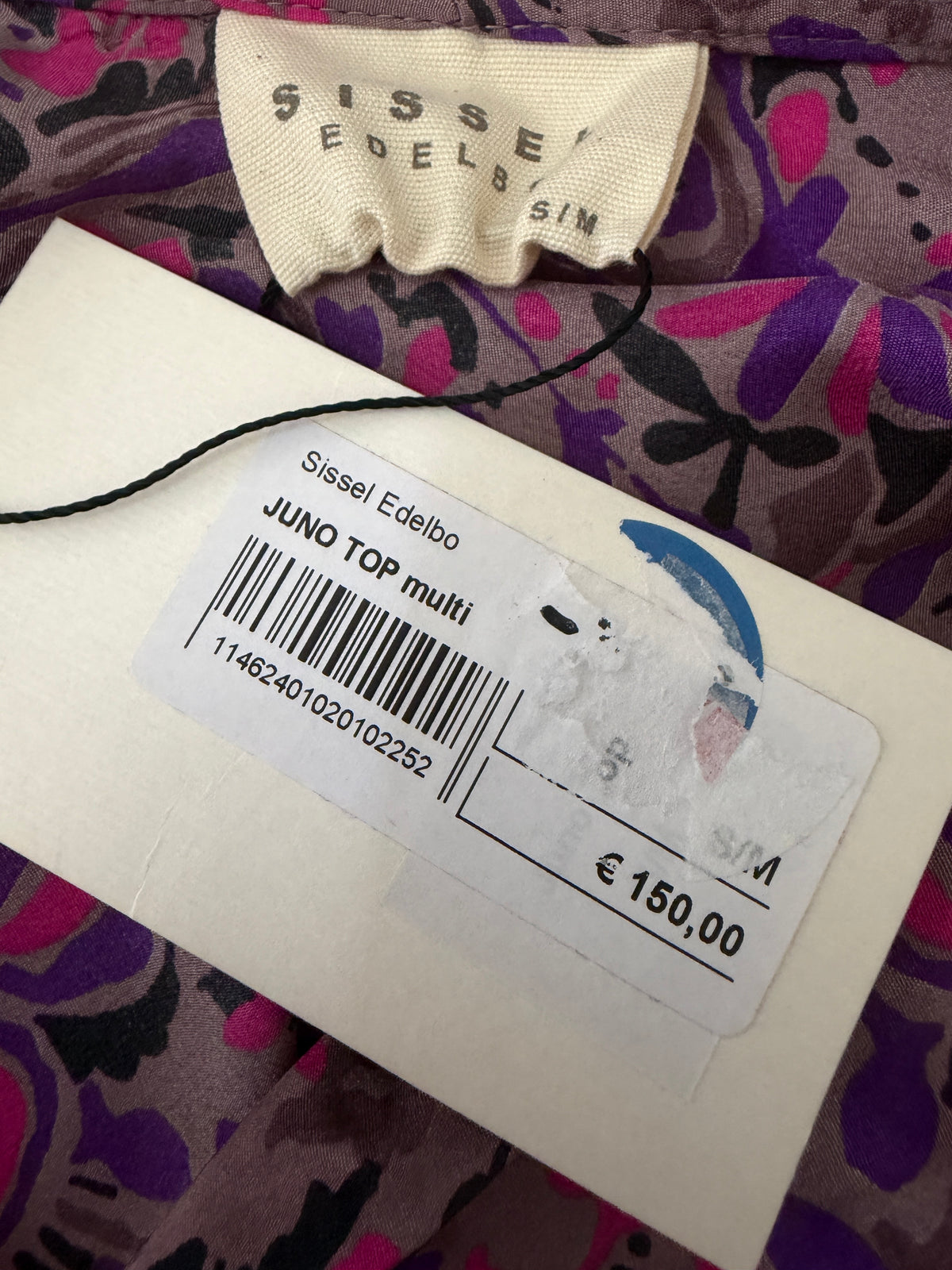 Sissel Edelbo shirt lange mouw NIEUW S/M