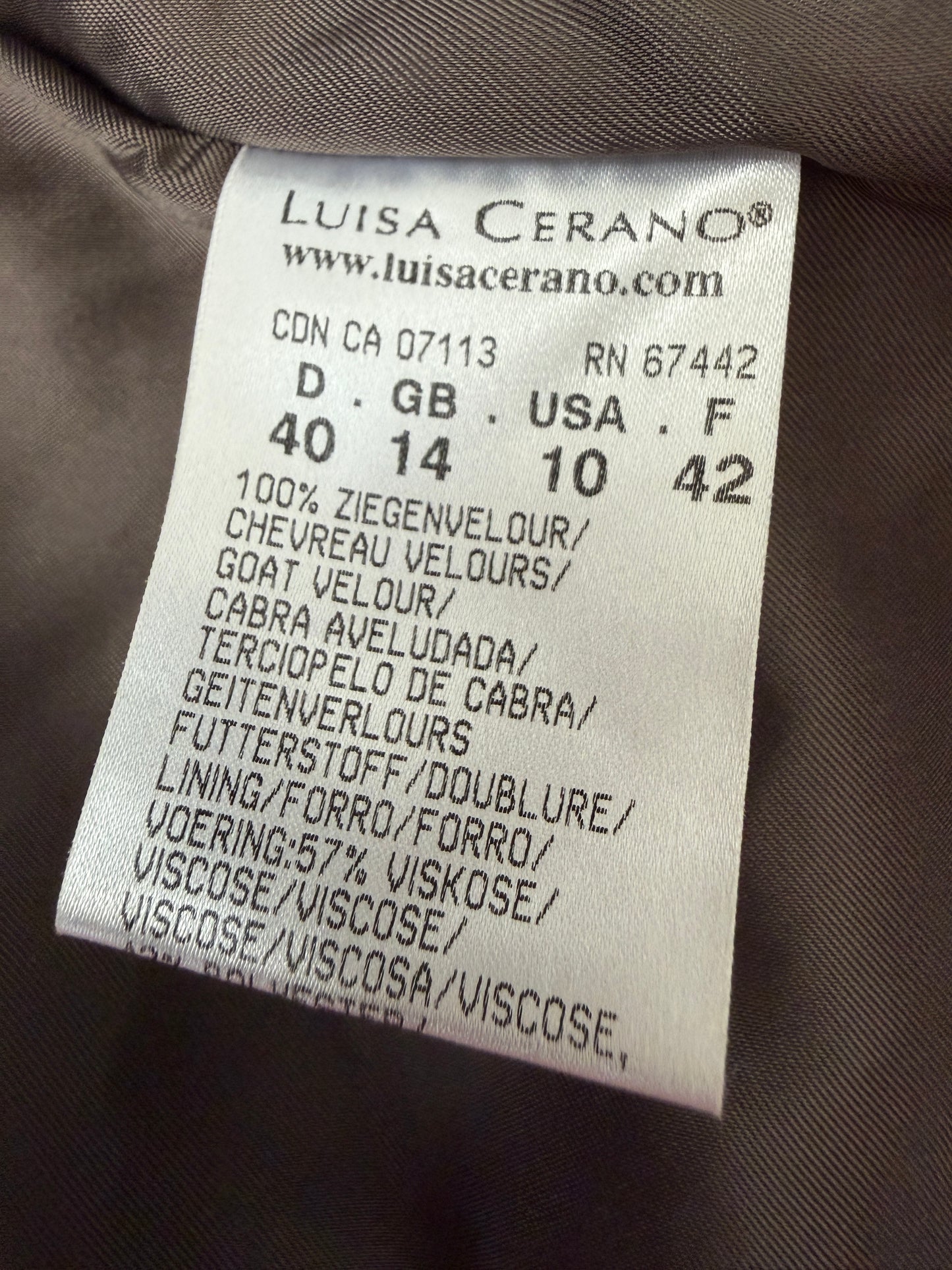 Luisa Cerano jurk L