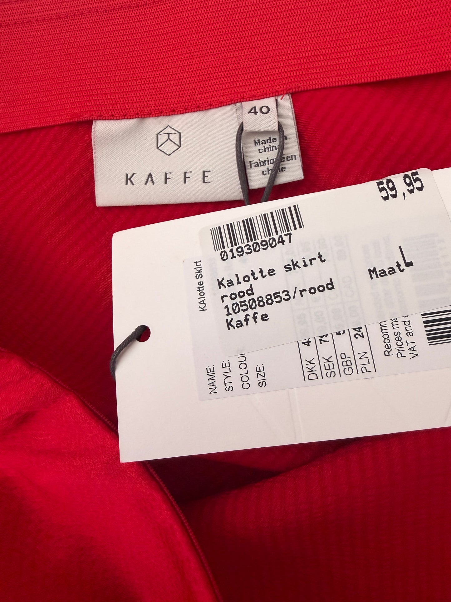 Kaffe rok NIEUW (meerdere maten)