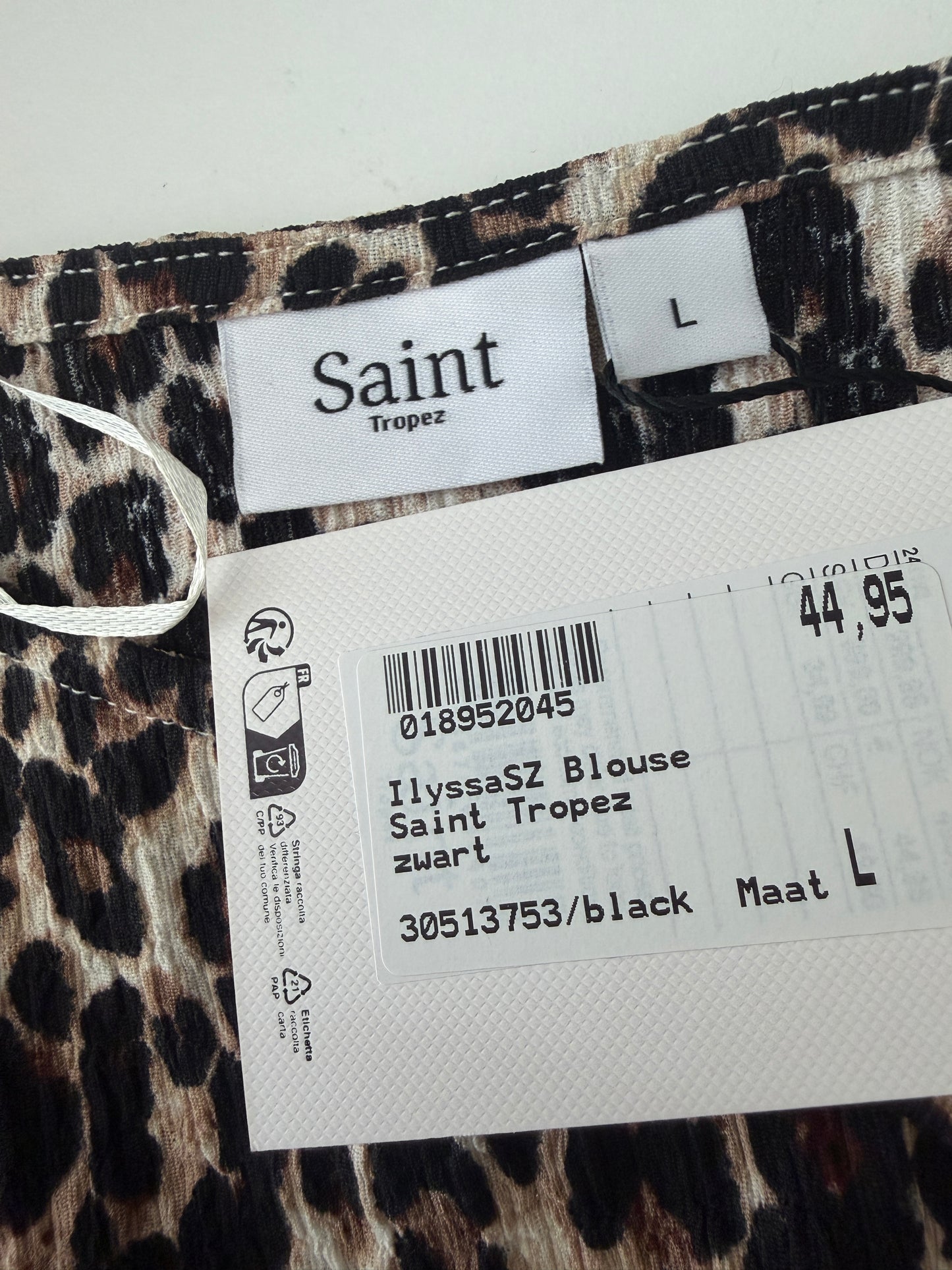 Saint Tropez shirt lange mouw NIEUW (meerdere maten)