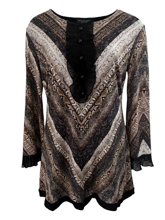 Ana Alcazar shirt lange mouw M