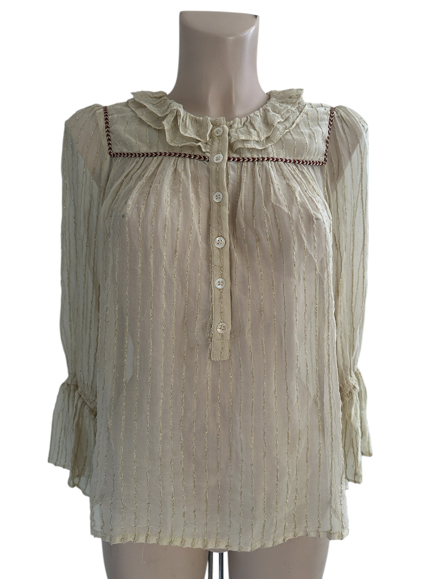 Leon & Harper shirt lange mouw S