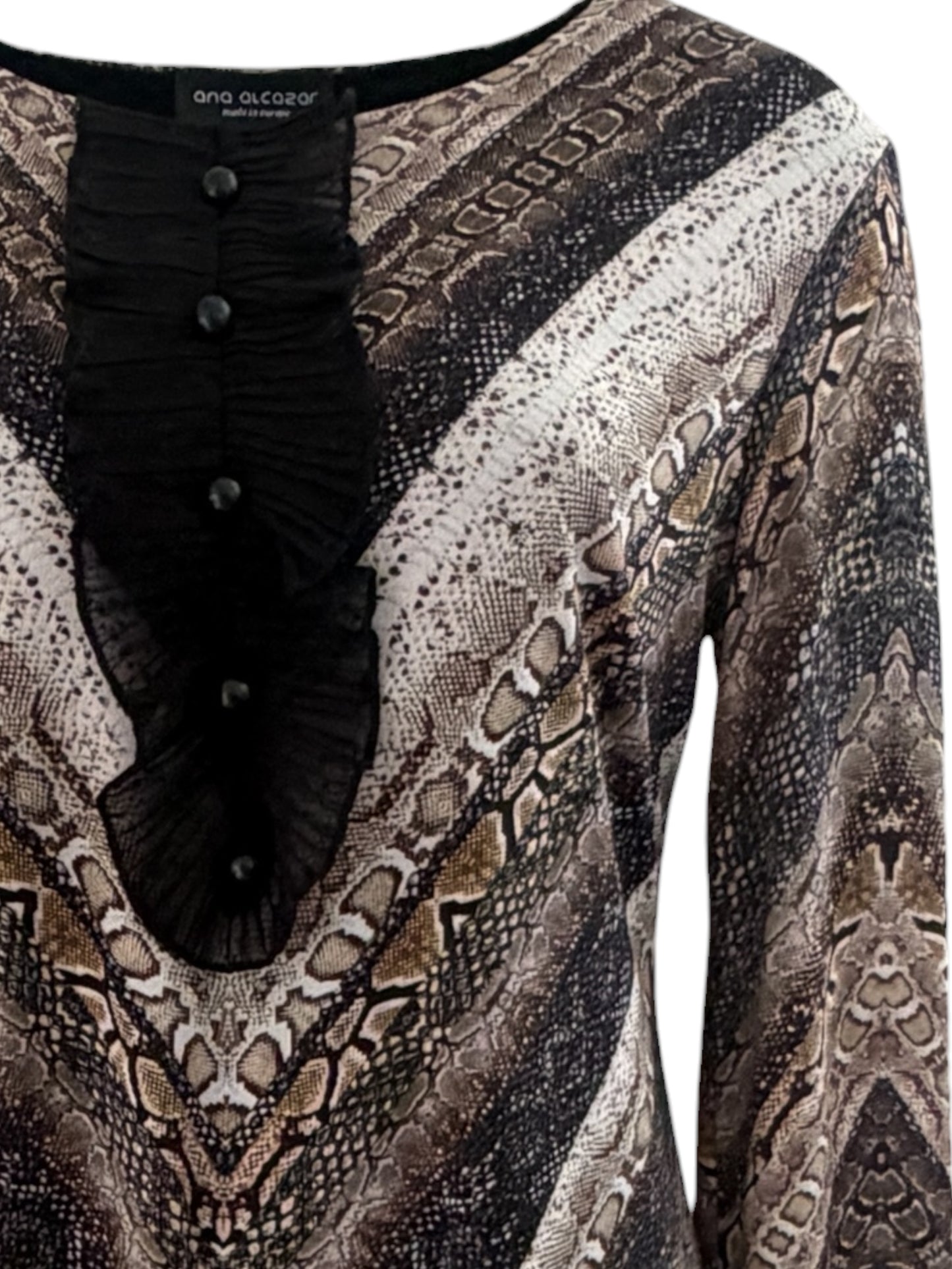 Ana Alcazar shirt lange mouw M
