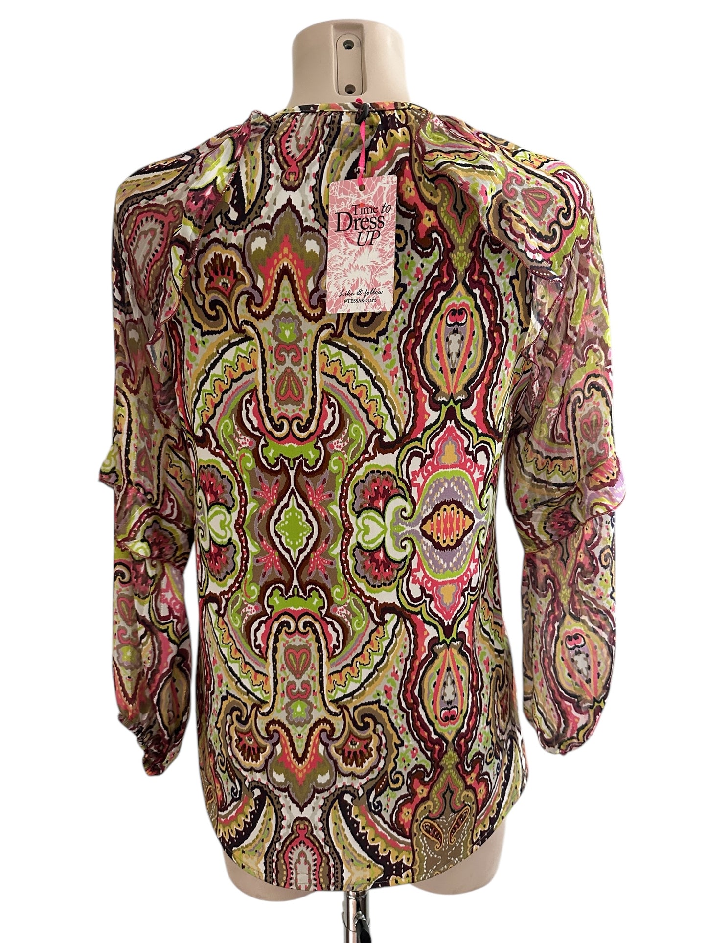 Tessa Koops shirt lange mouw NIEUW S