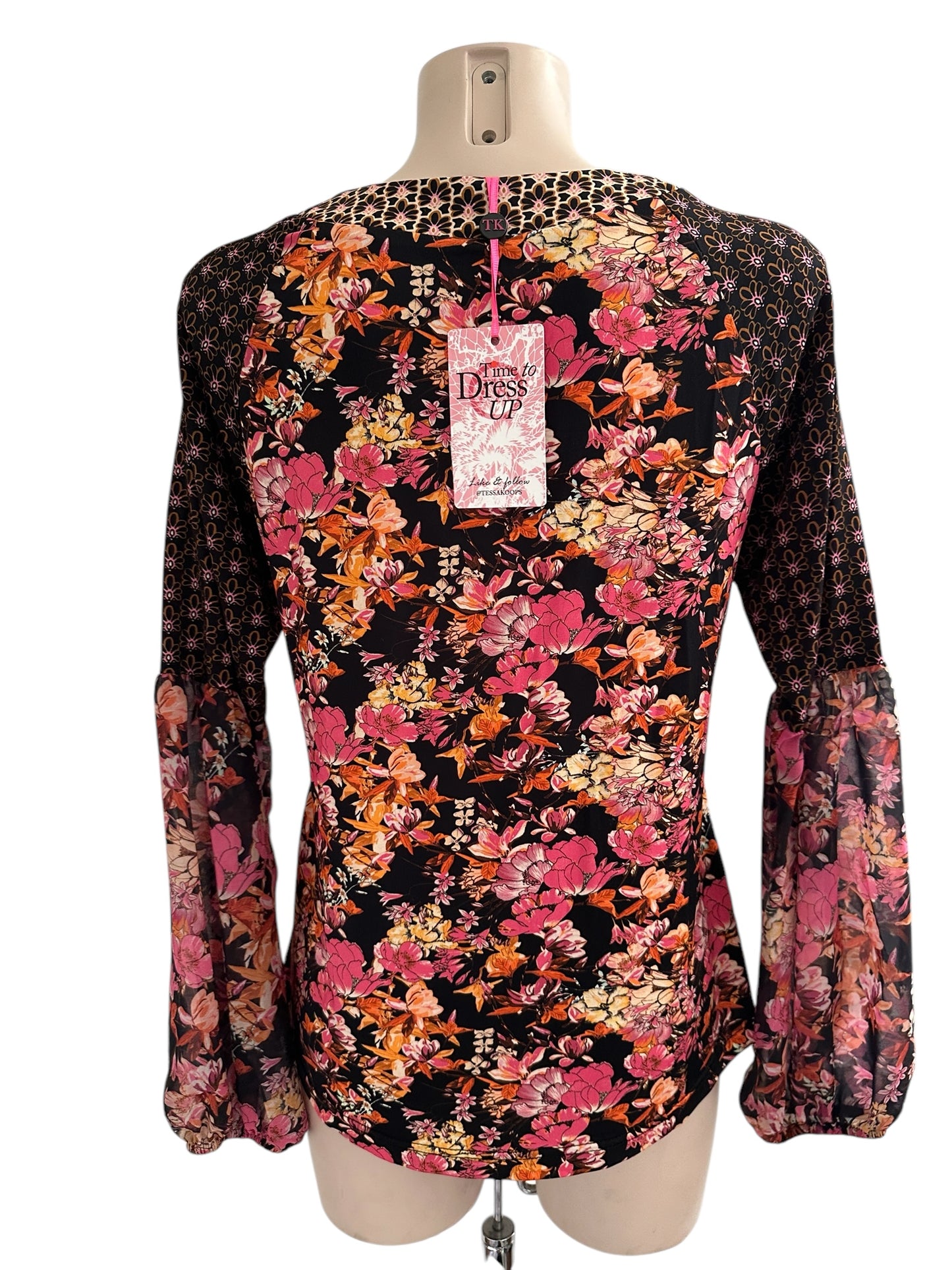 Tessa Koops shirt lange mouw NIEUW M
