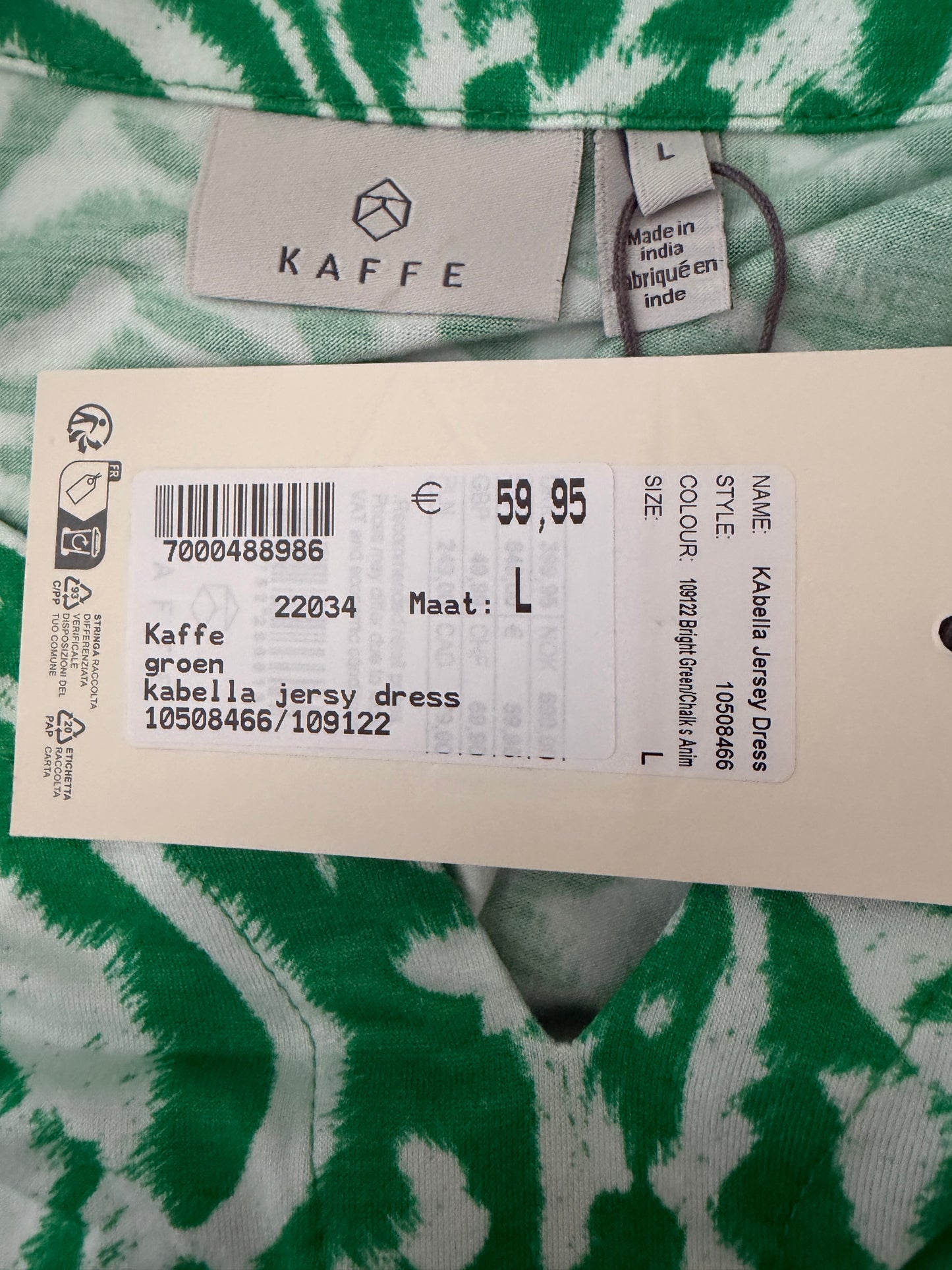 Kaffe jurk NIEUW (meerdere maten)
