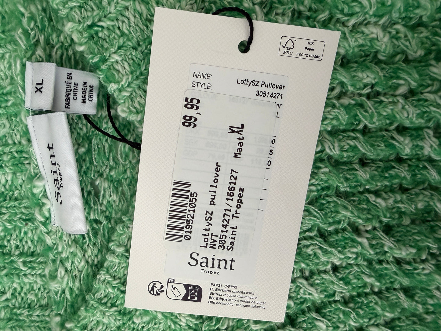 Saint Tropez trui NIEUW XL