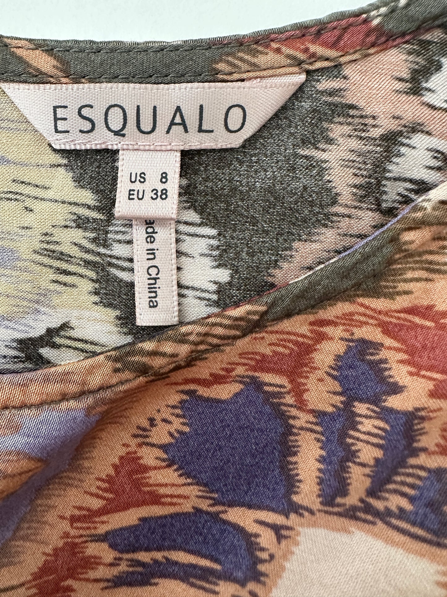Esqualo shirt lange mouw M