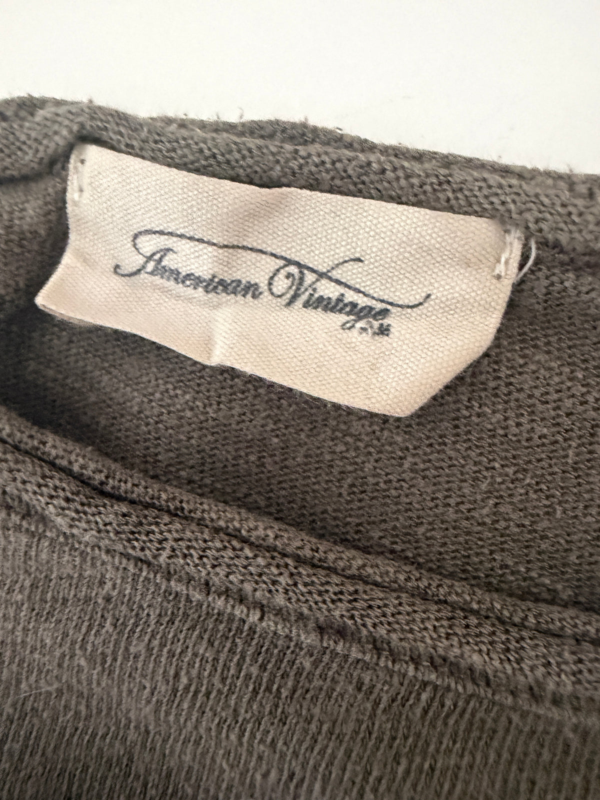 American Vintage shirt lange mouw M