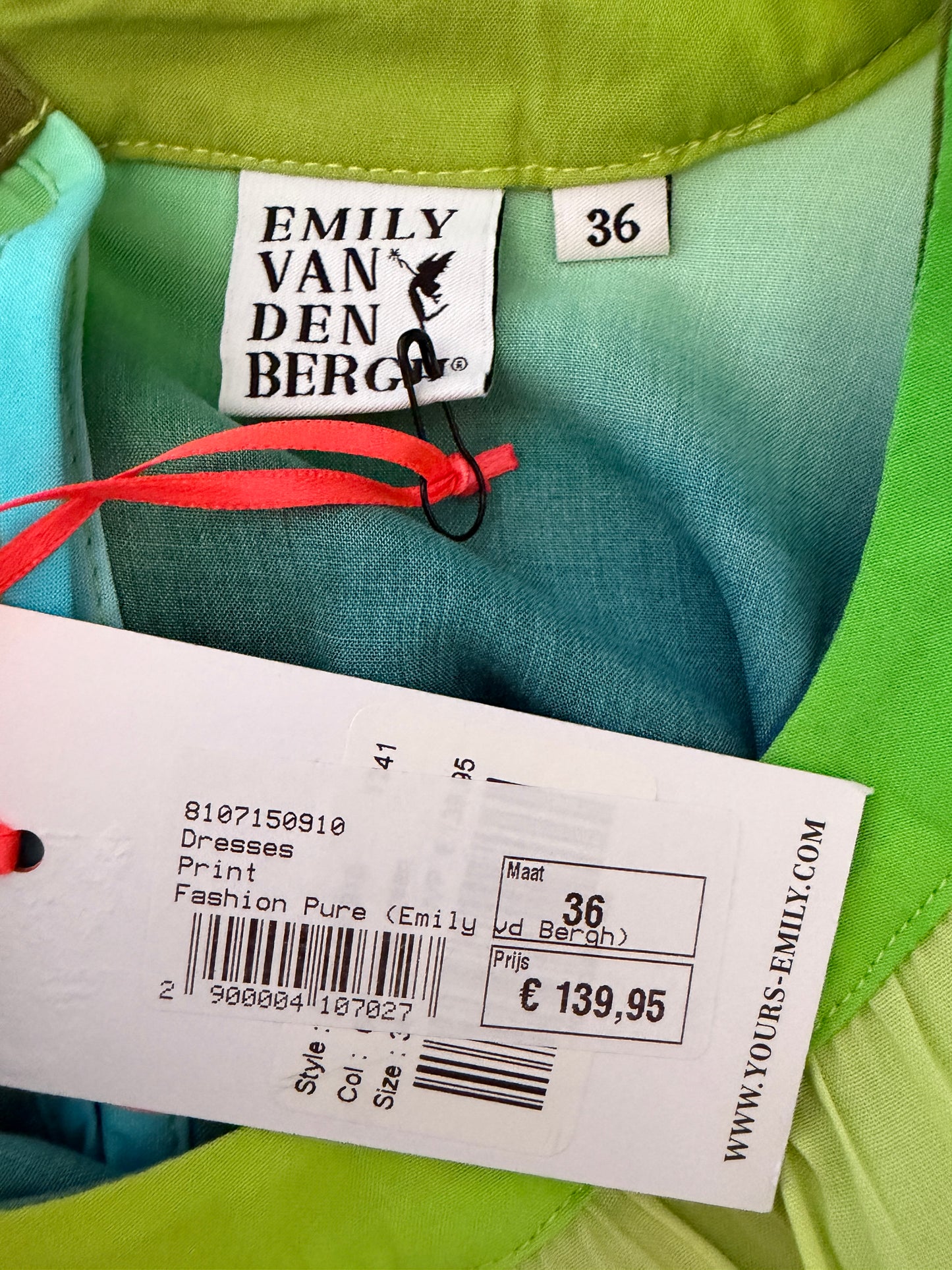 Emily van den Bergh jurk NIEUW S