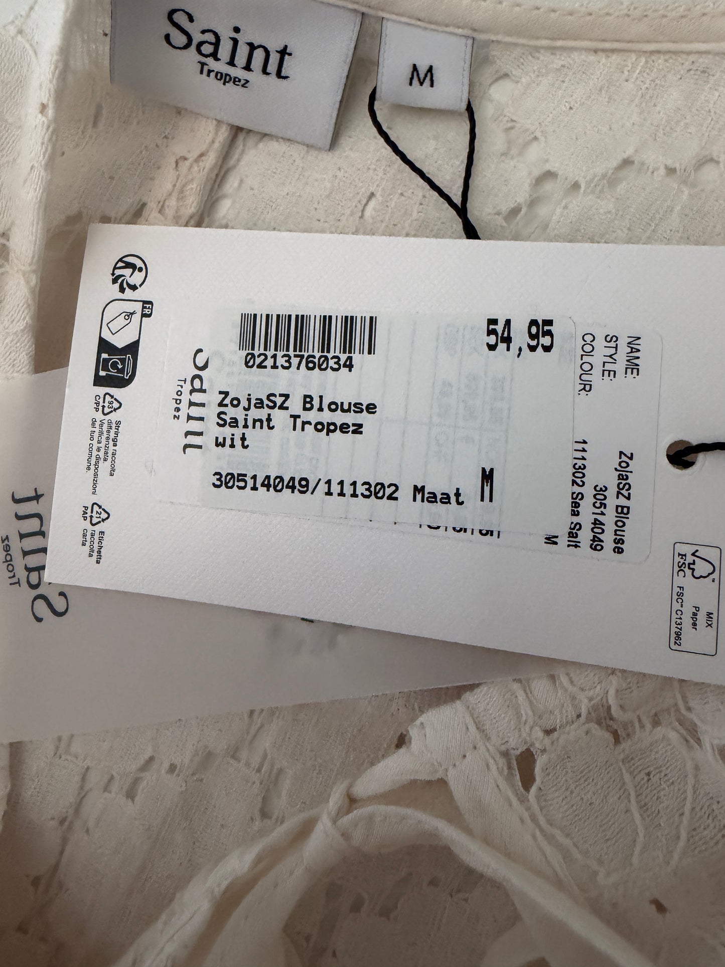 Saint Tropez shirt NIEUW M