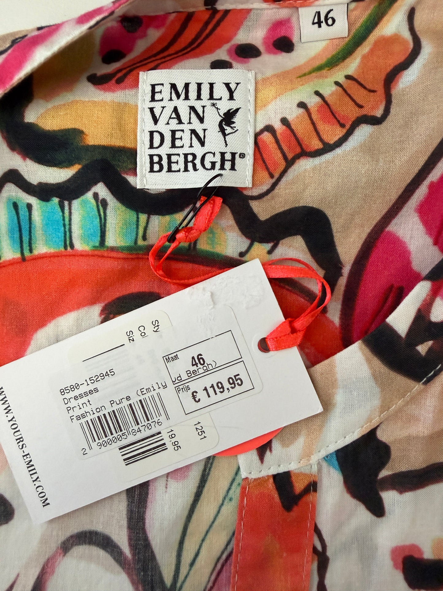 Emily van den Bergh jurk NIEUW 3XL