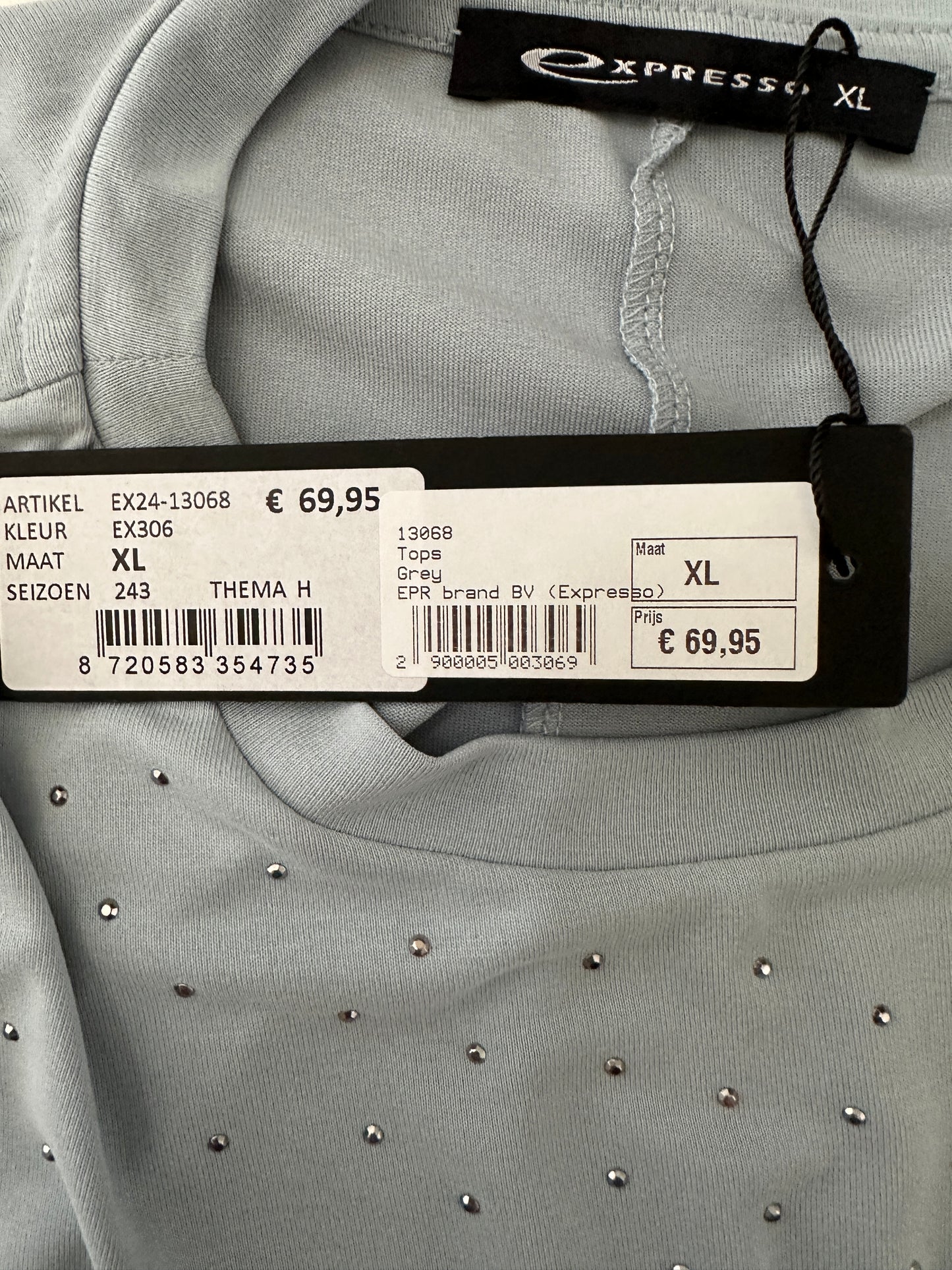 Expresso shirt NIEUW (meerdere maten)