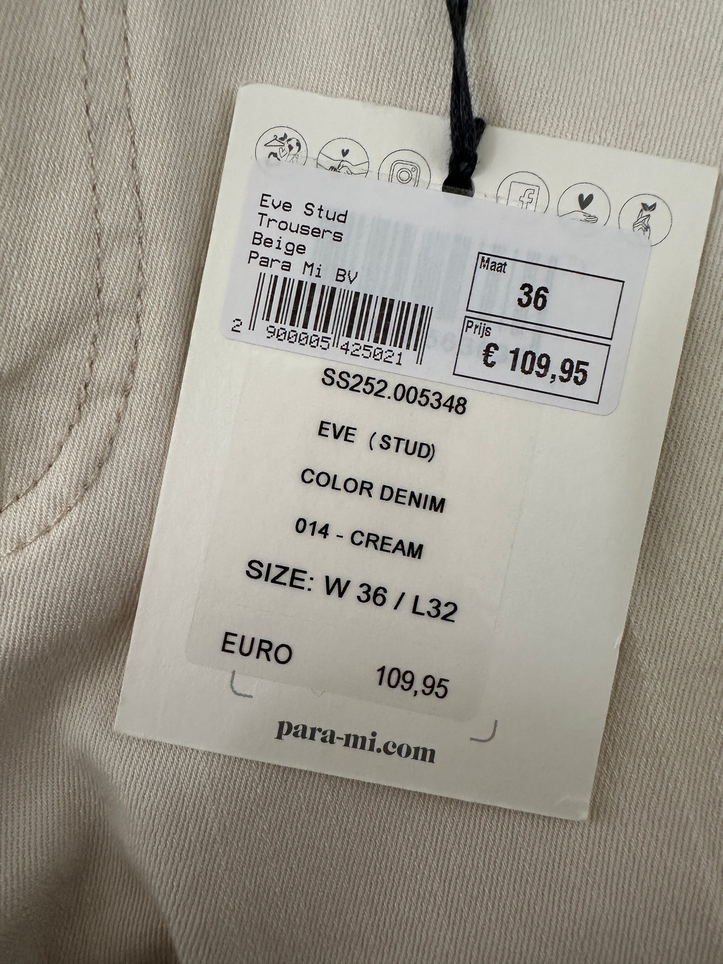 Para Mi broek NIEUW S