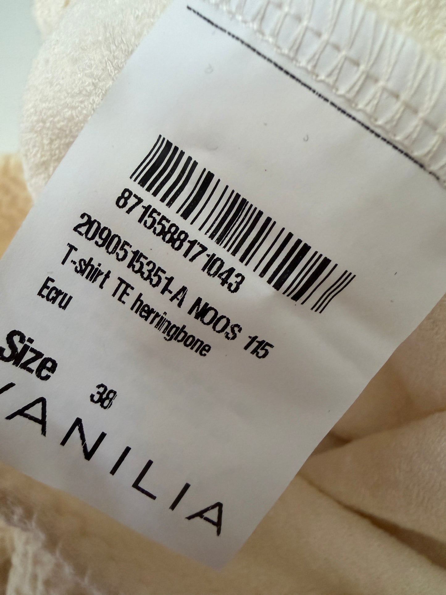 Vanilia trui XS