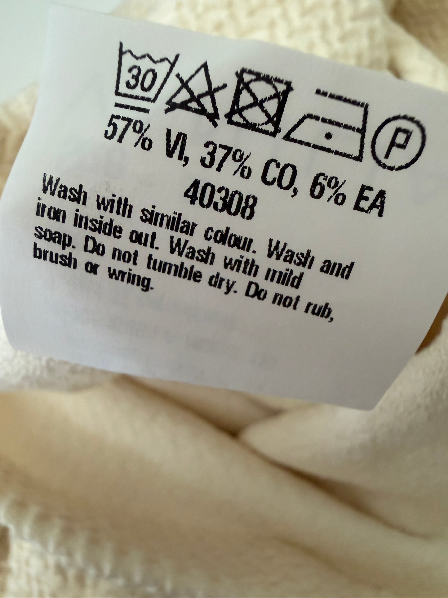 Vanilia trui XS