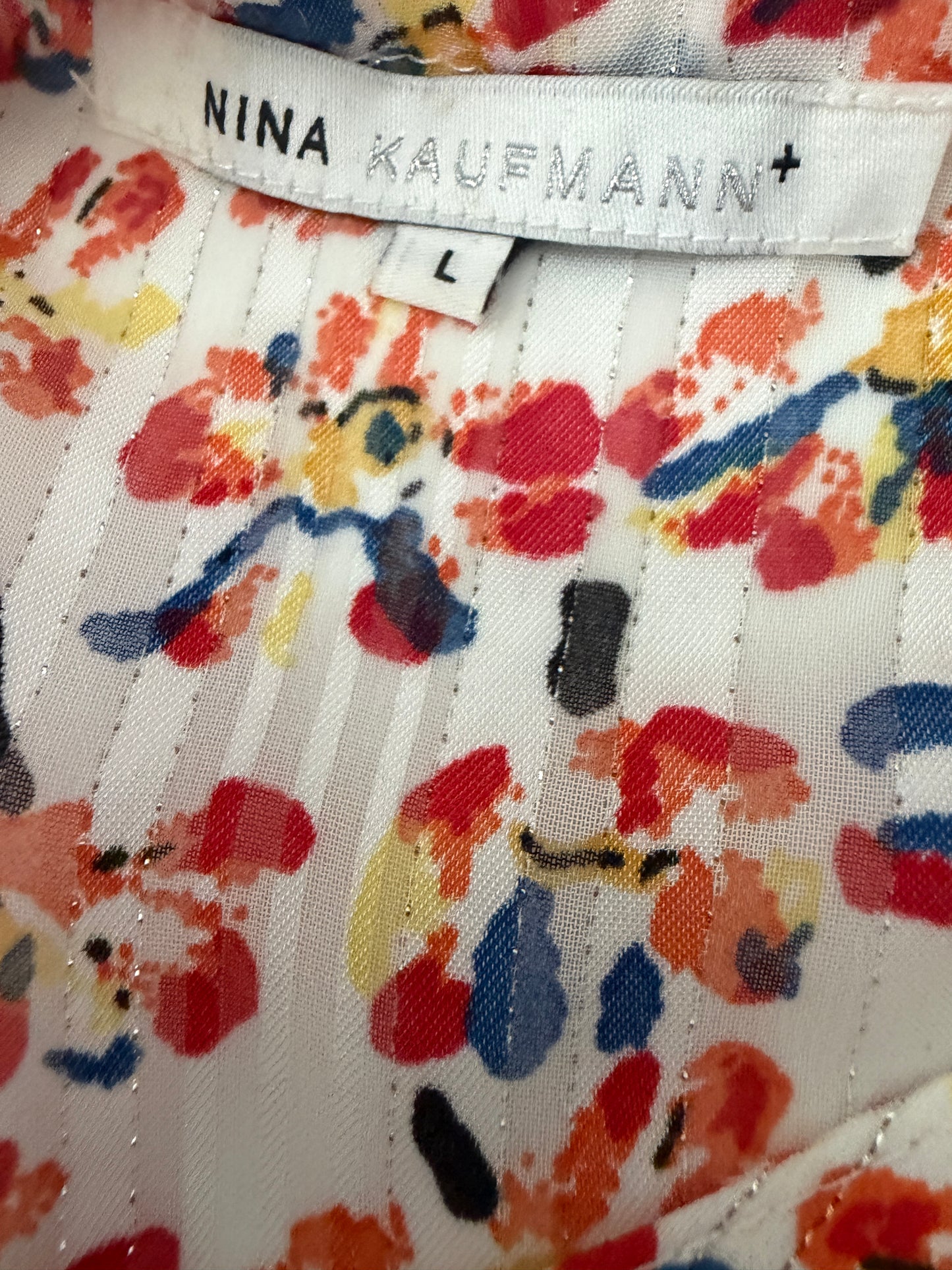 Nina Kaufmann shirt lange mouw L