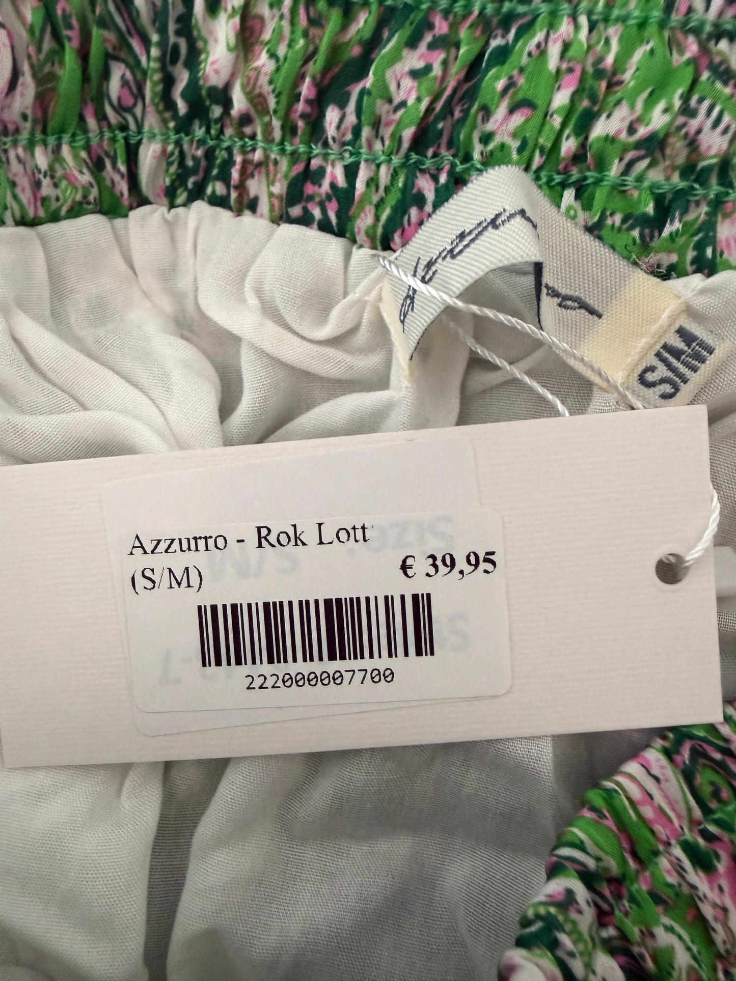 Azzurro rok NIEUW S/M