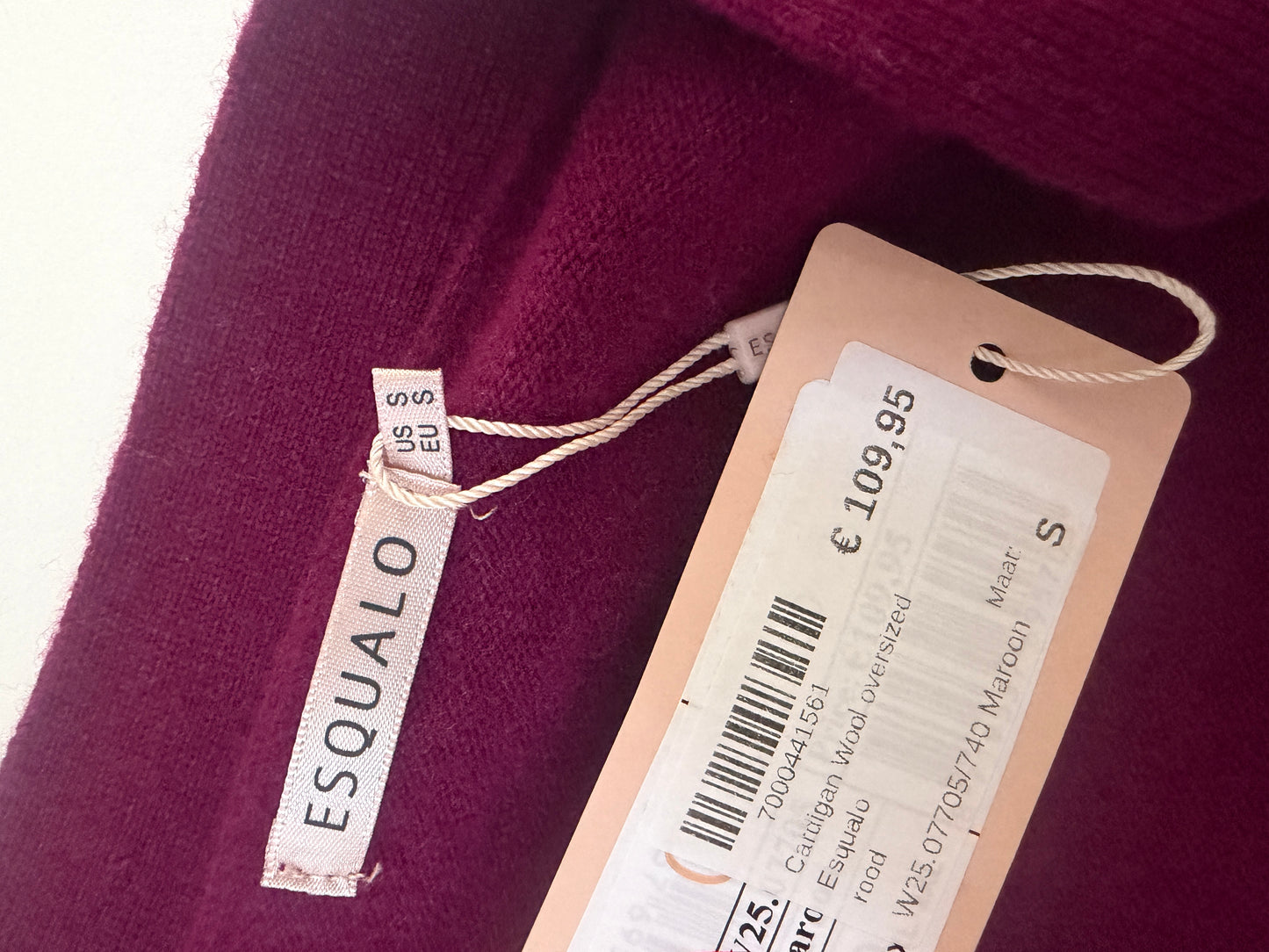 Esqualo vest NIEUW S