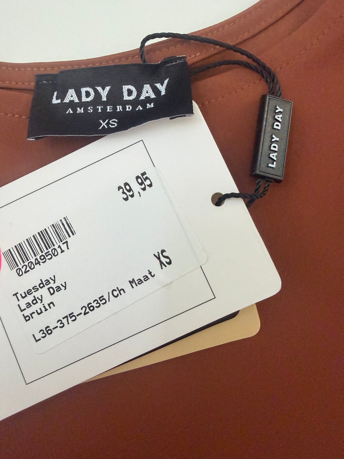 Lady Day top NIEUW XS