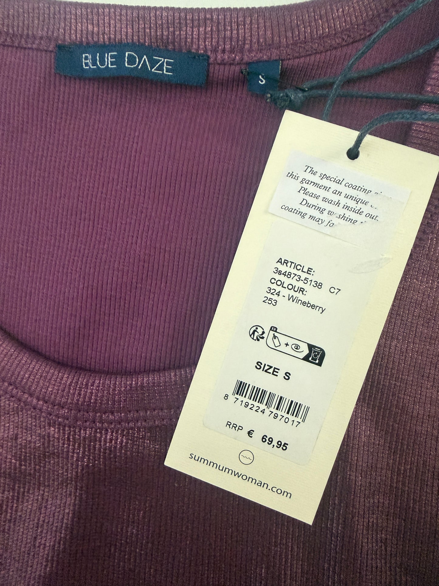 Blue Daze top NIEUW S