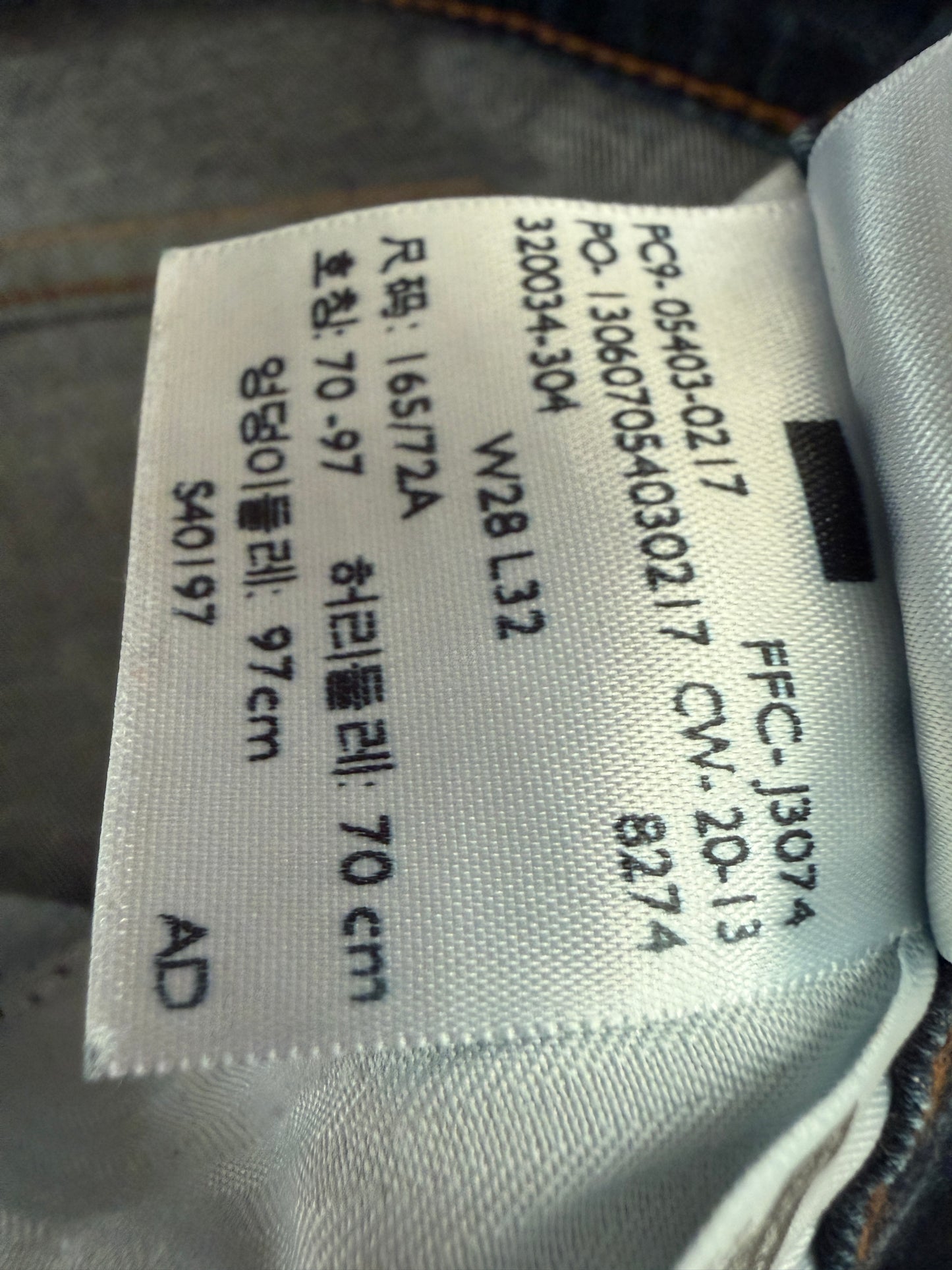 Levi's spijkerbroek 28