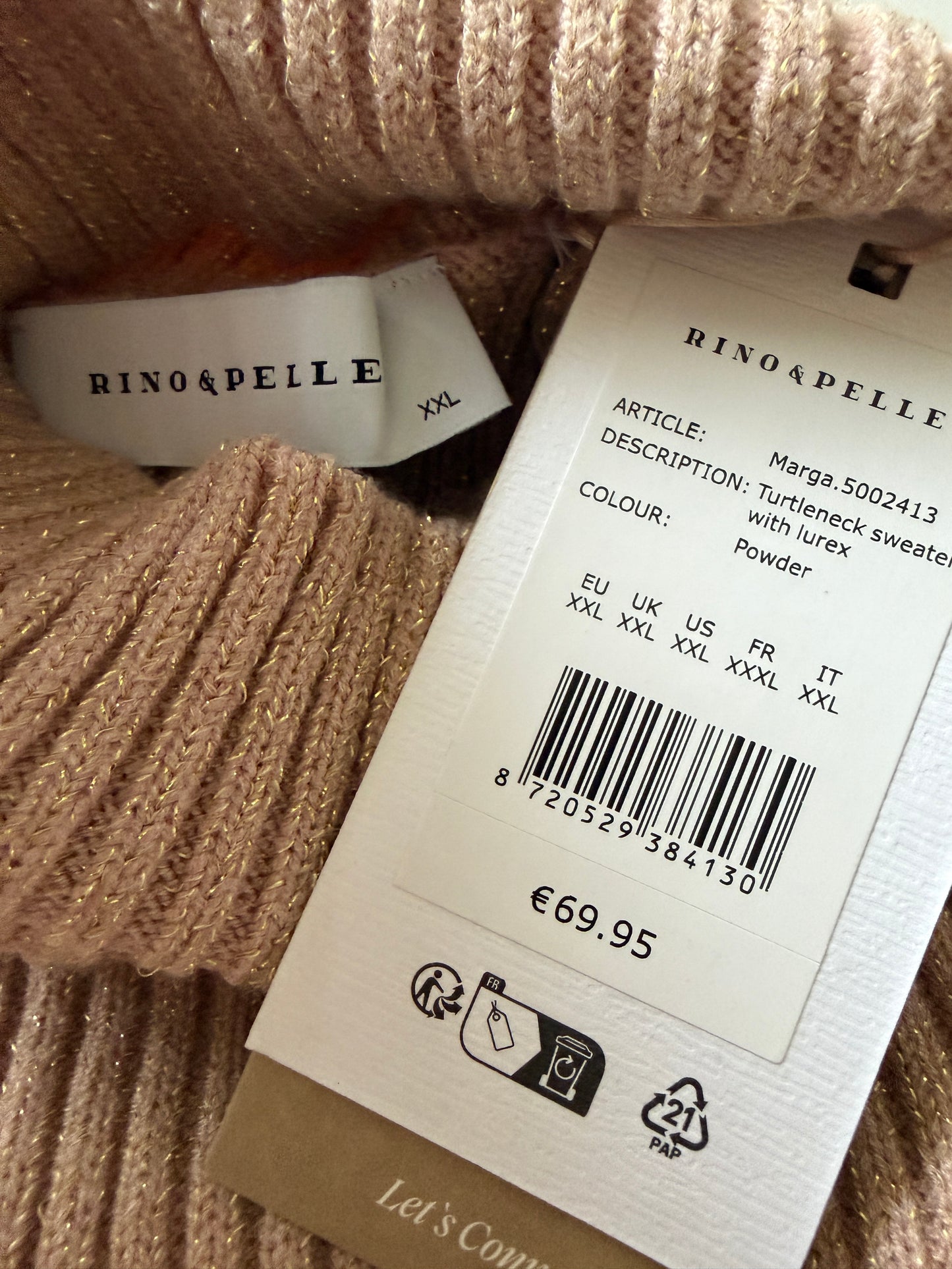 Rino & Pelle trui NIEUW XL