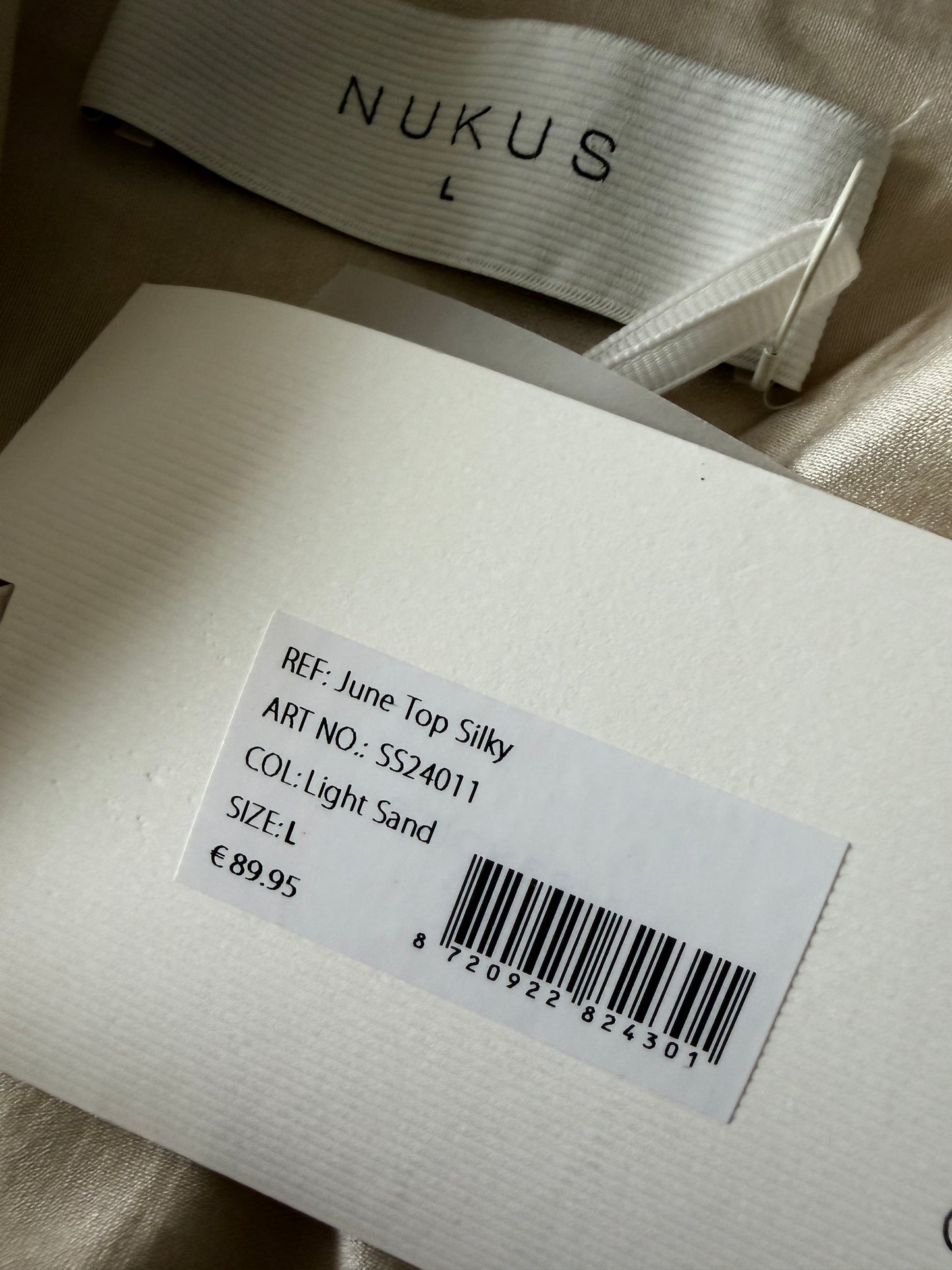 Nukus shirt lange mouw NIEUW L