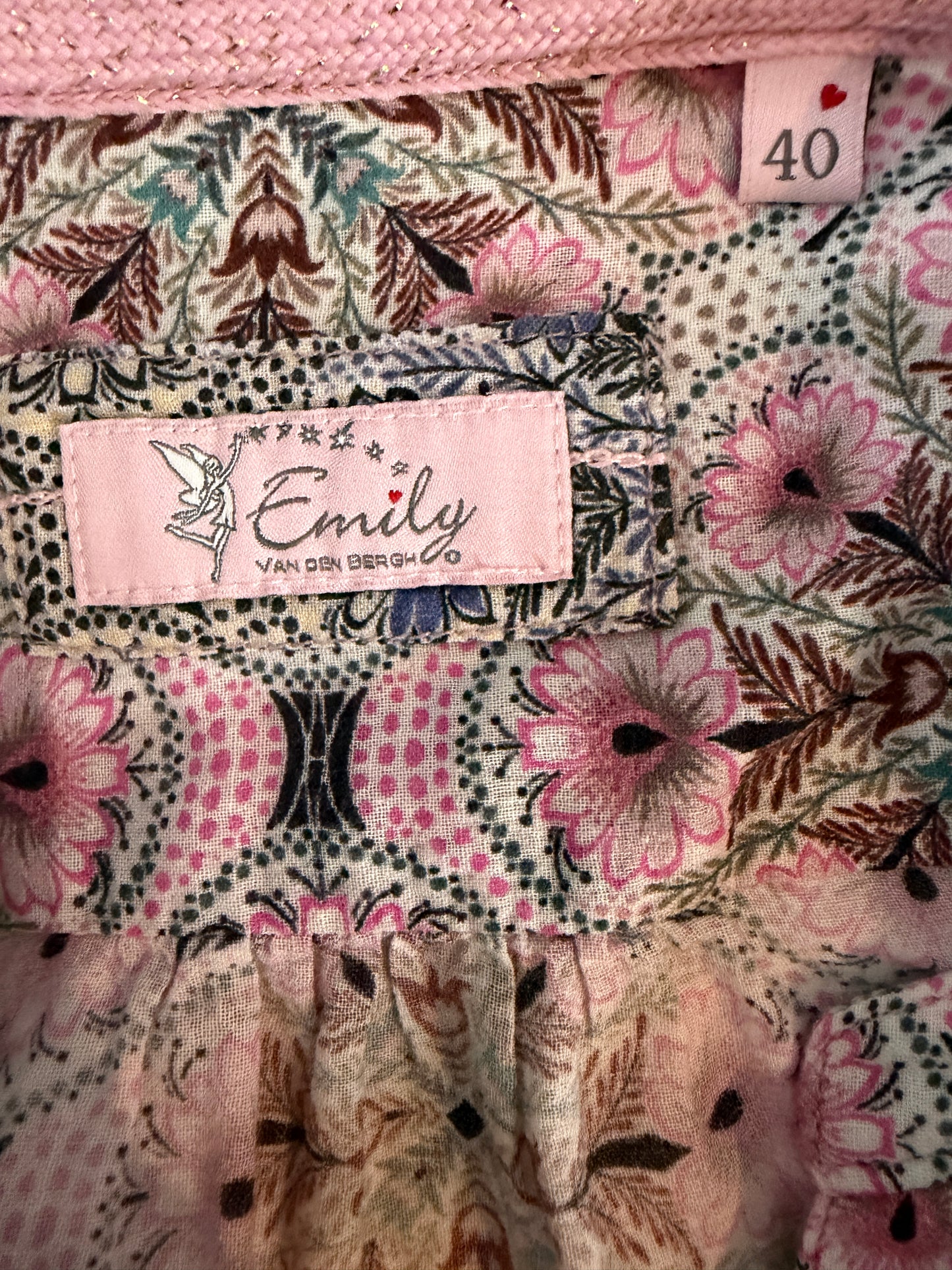 Emily van den Bergh shirt lange mouw L