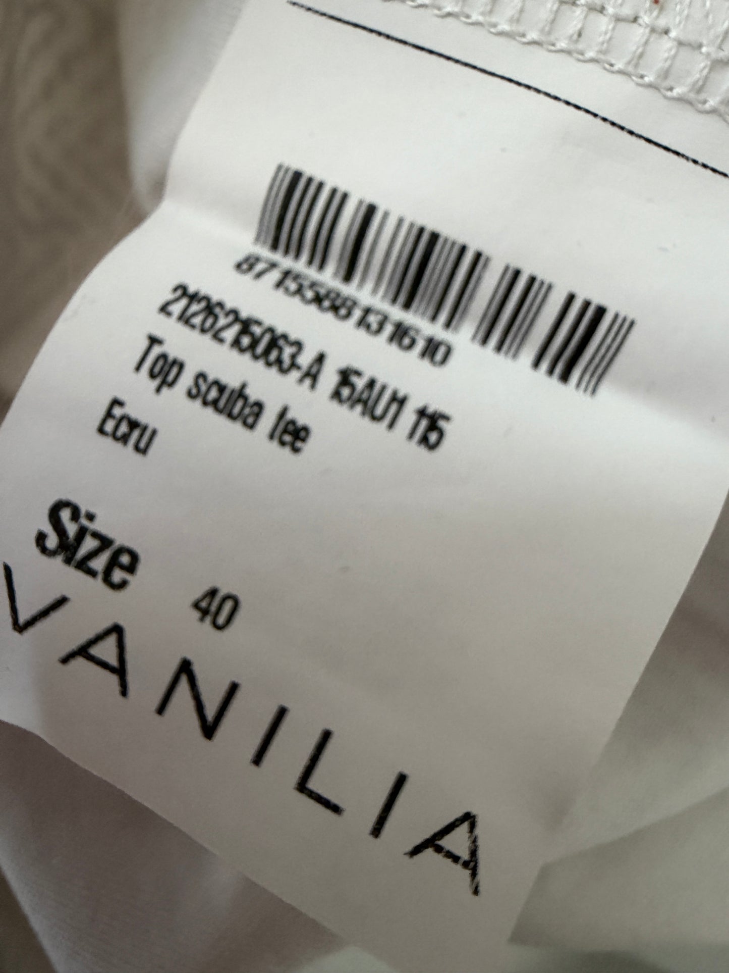 Vanilia shirt M