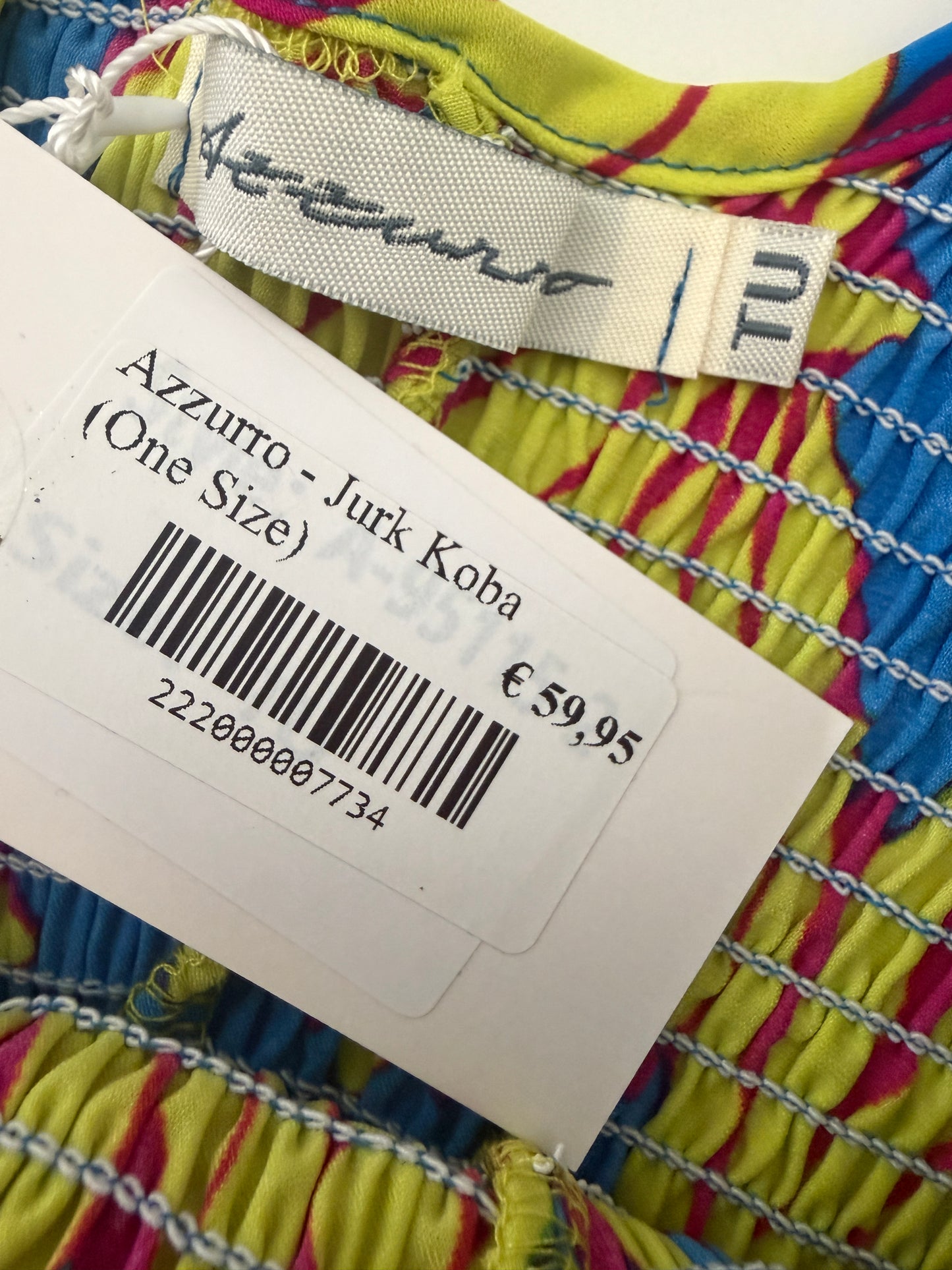 Azzurro jurk NIEUW One Size